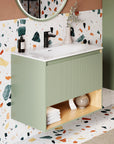 Ensemble meubles salle de bain BELDIVO 80 cm