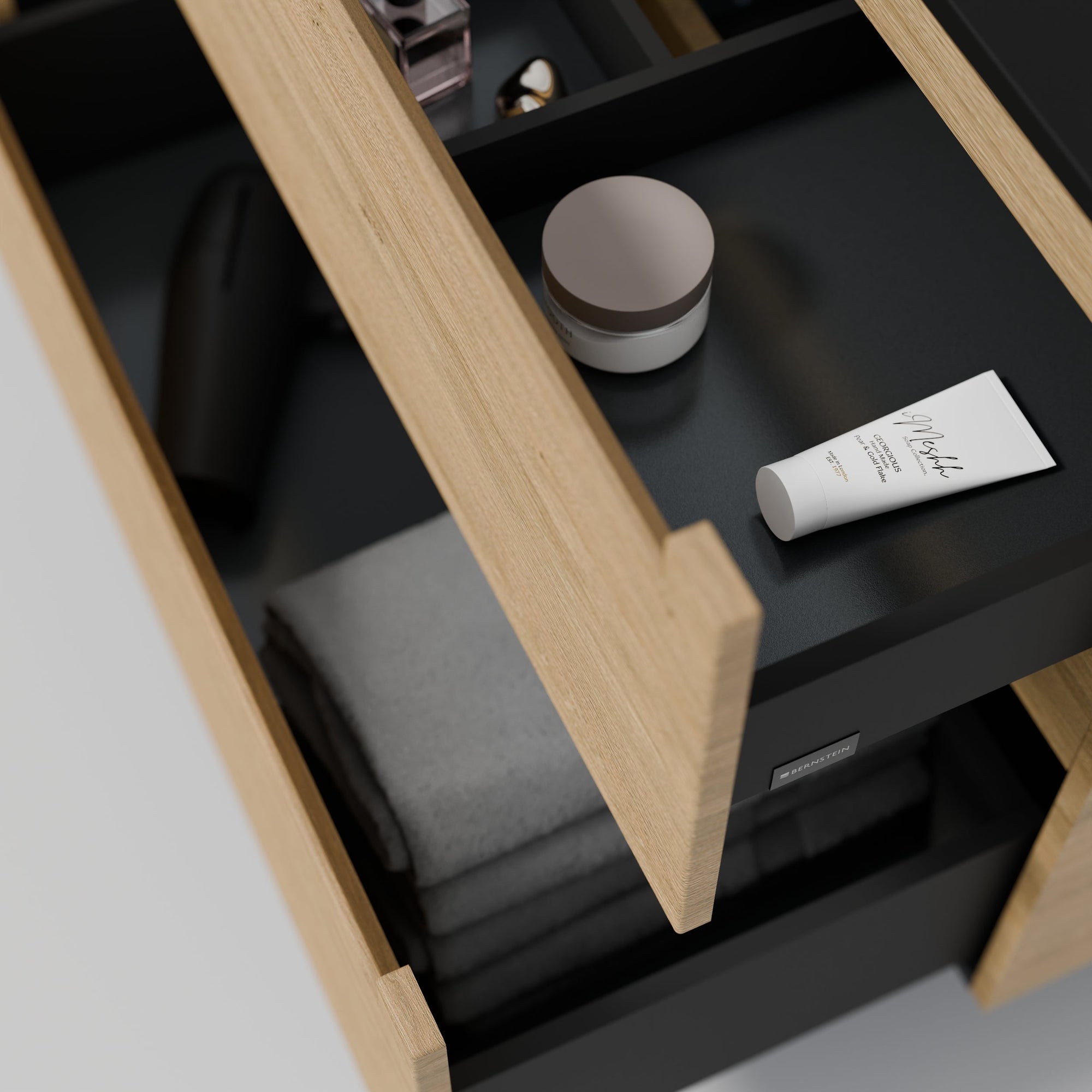 Ensemble de meubles de salle de bain VIREO 60 cm avec lavabo