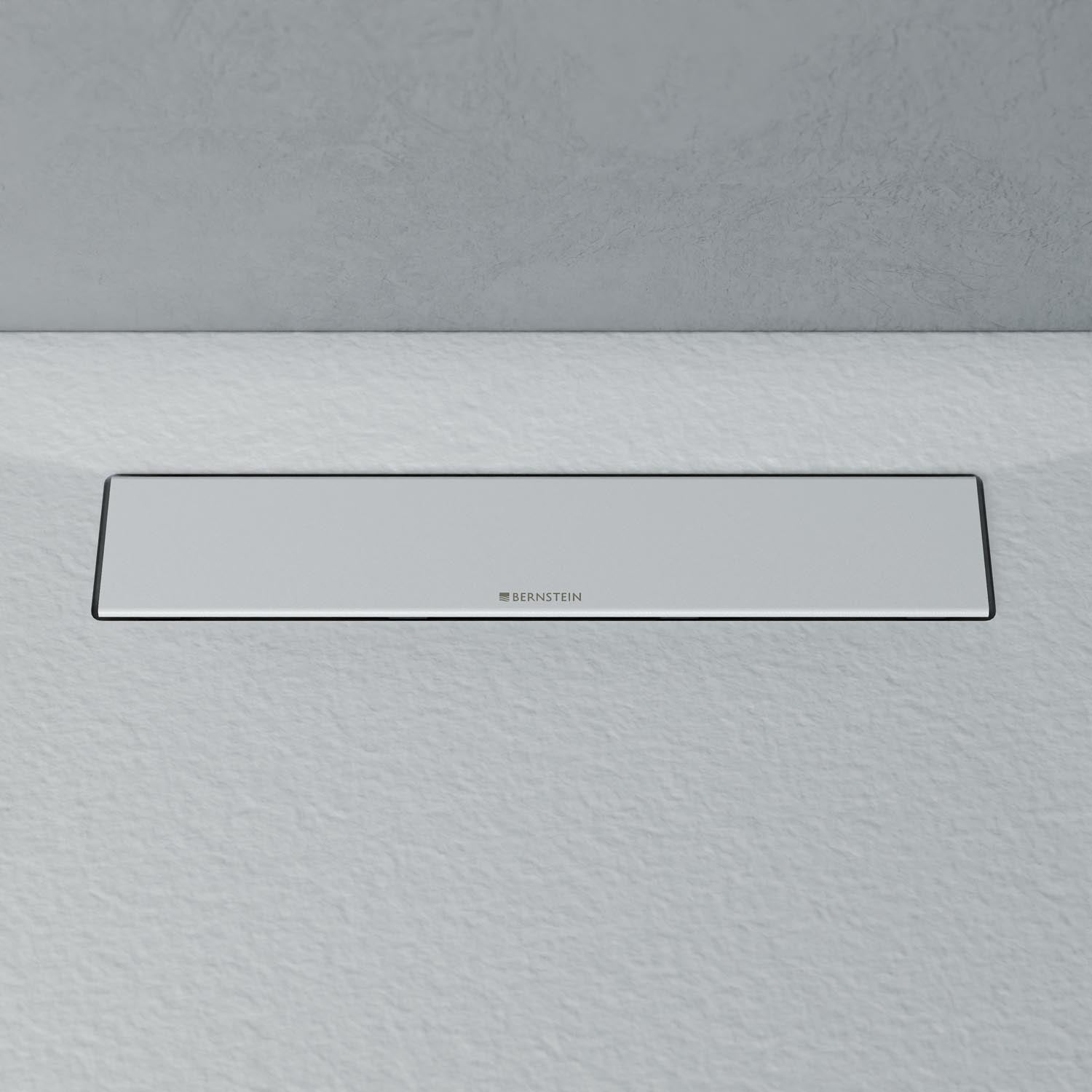 Receveur de douche en fonte minérale LAVOA - Blanc mat - Dimensions au choix