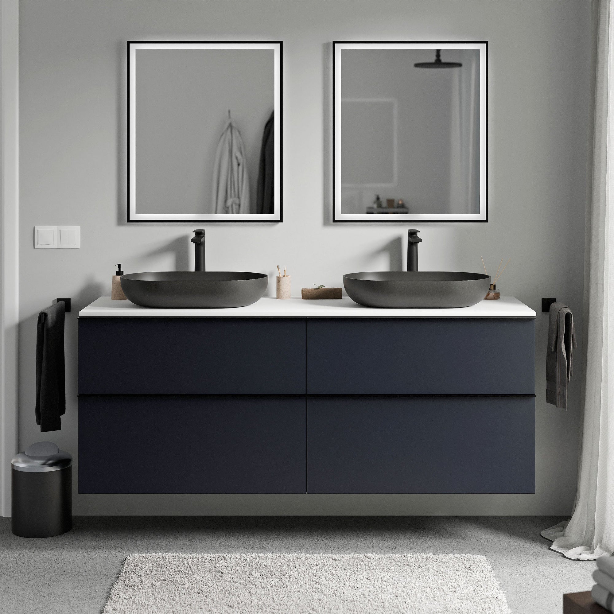 Meuble salle de bains LAVOA 160 cm
