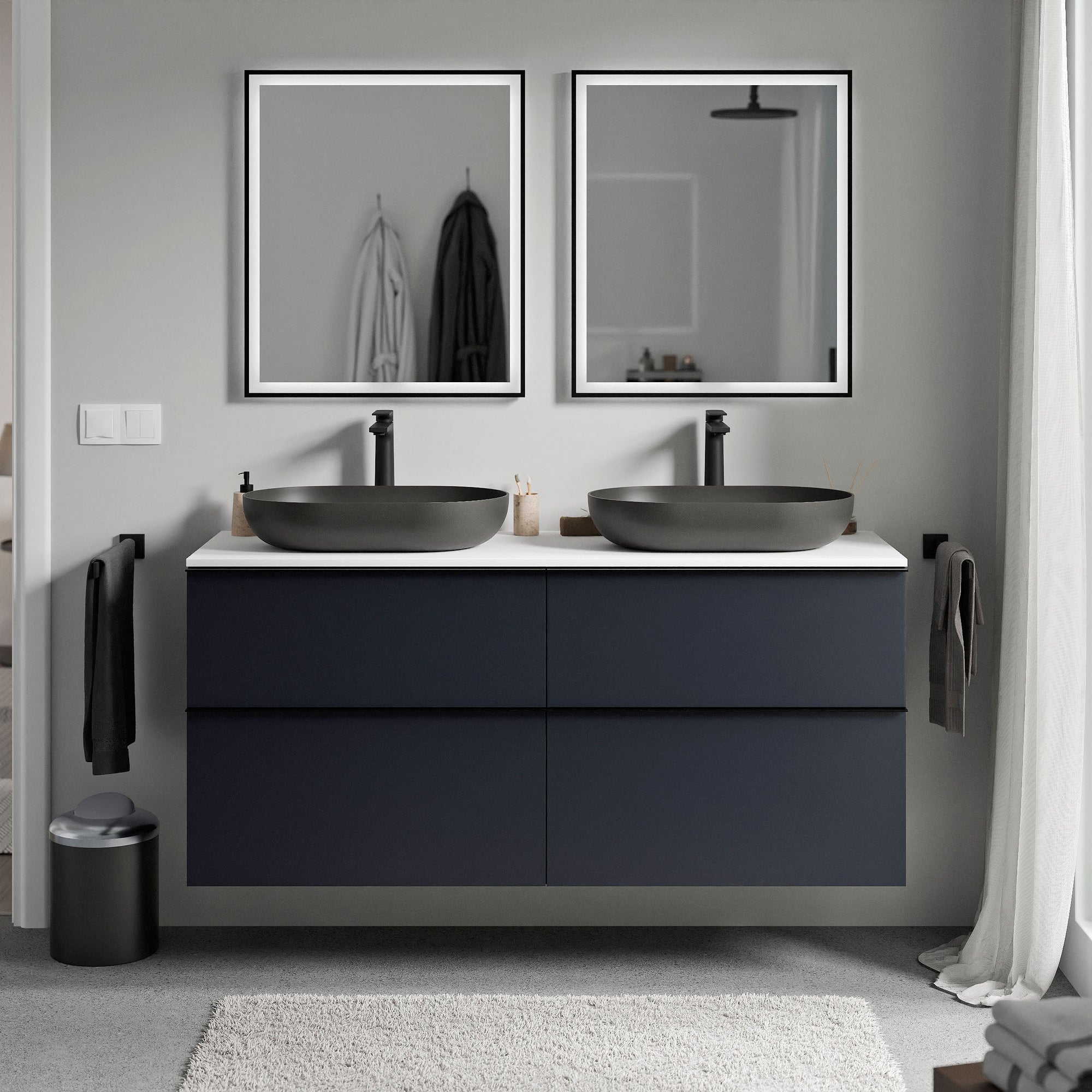 Meuble salle de bains LAVOA 140 cm
