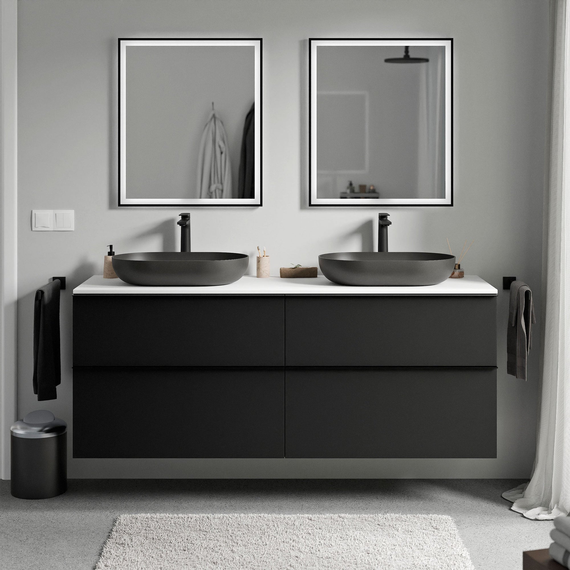 Meuble salle de bains LAVOA 160 cm