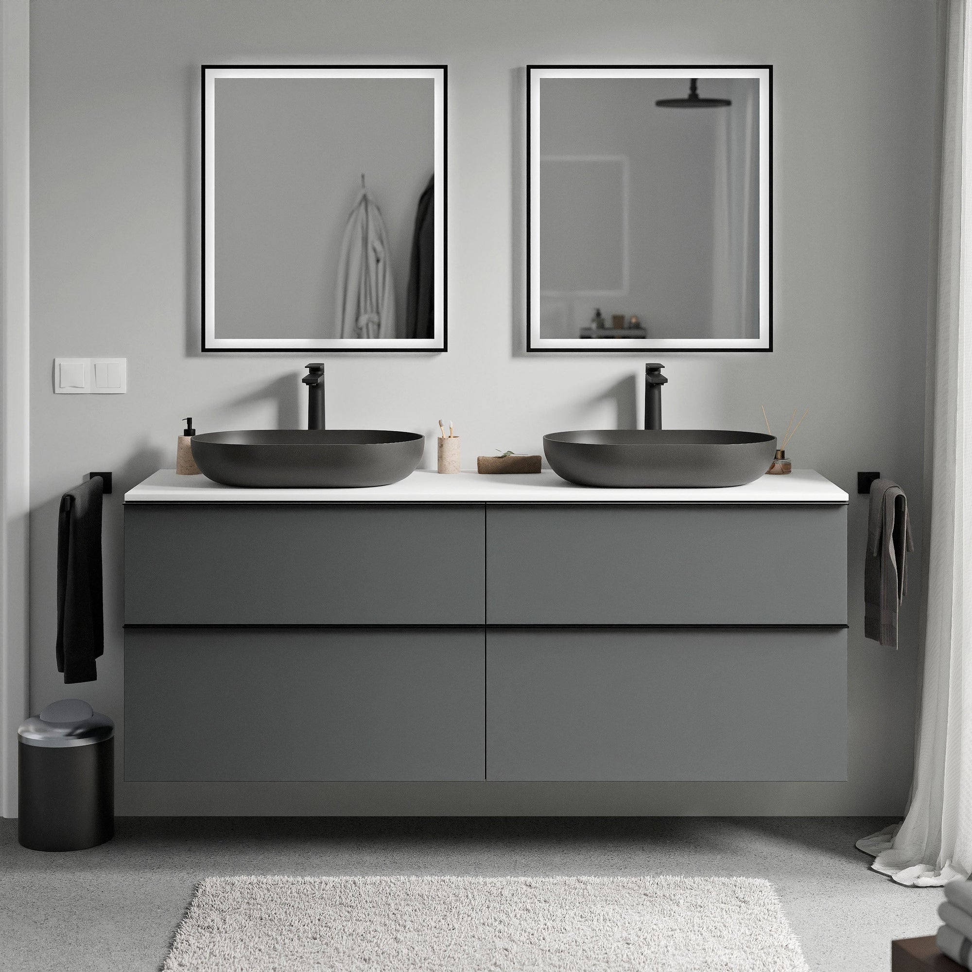 Meuble salle de bains LAVOA 160 cm