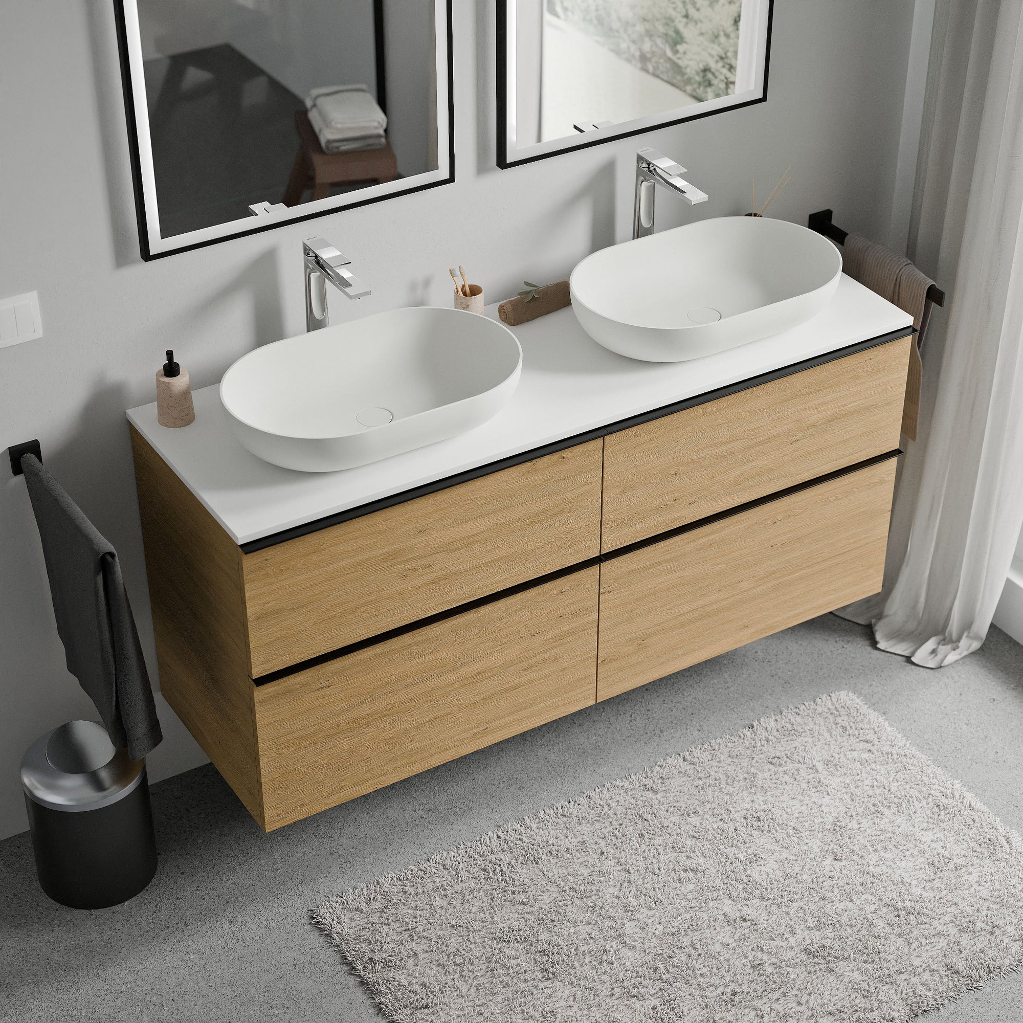 Meuble salle de bain LAVOA 120 cm