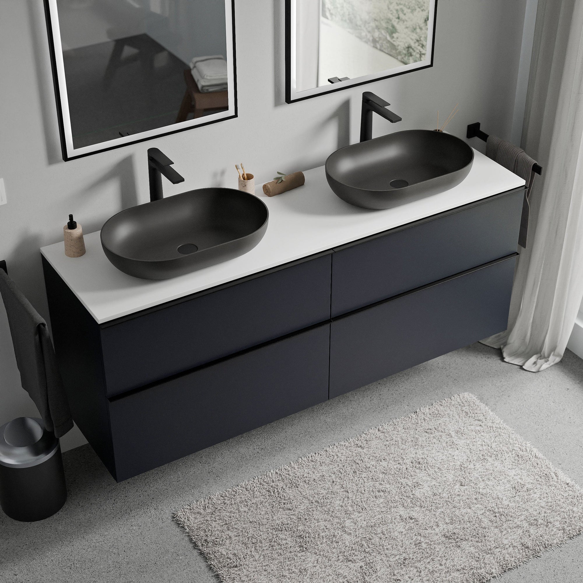 Meuble salle de bains LAVOA 160 cm