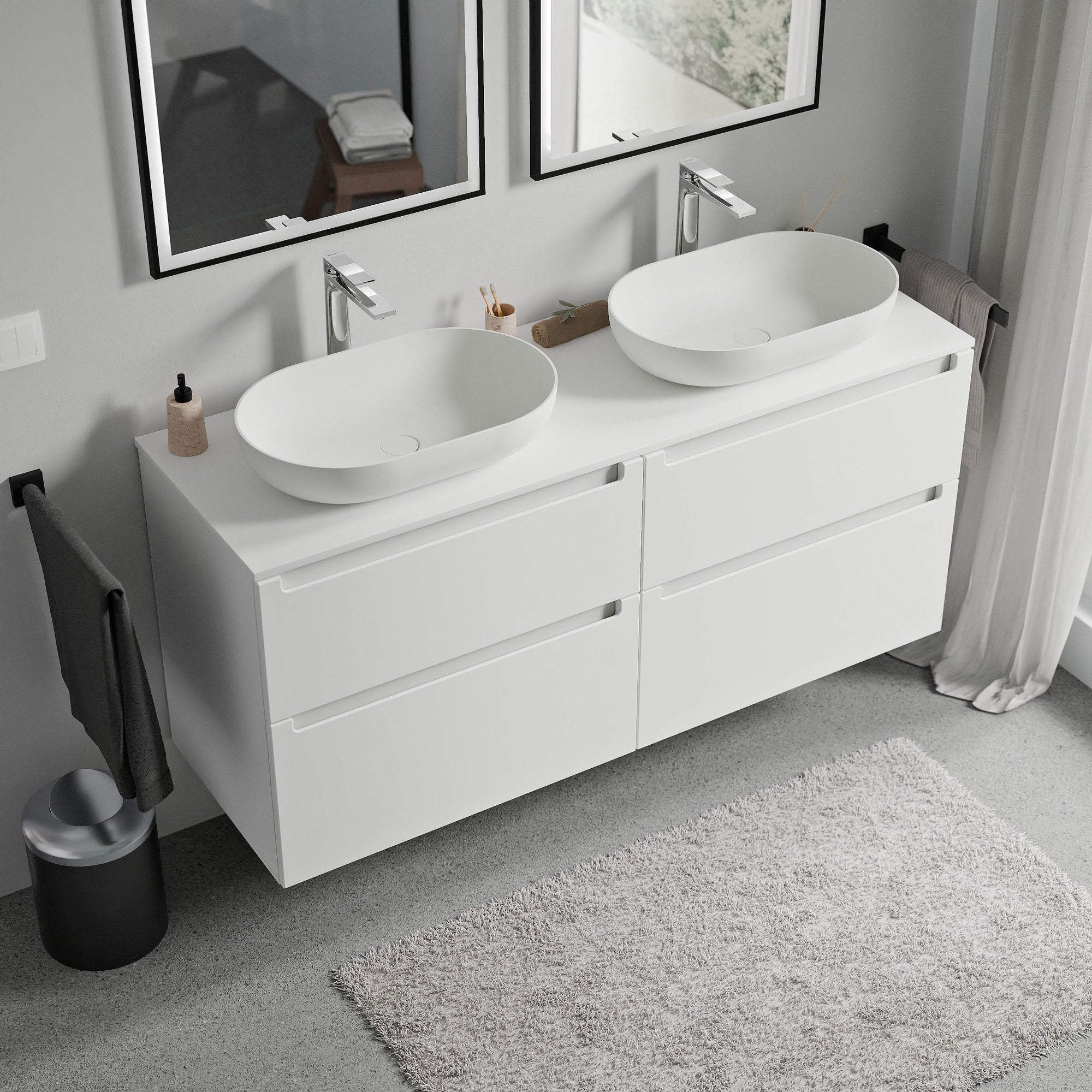 Meuble salle de bain VIREO 120 cm