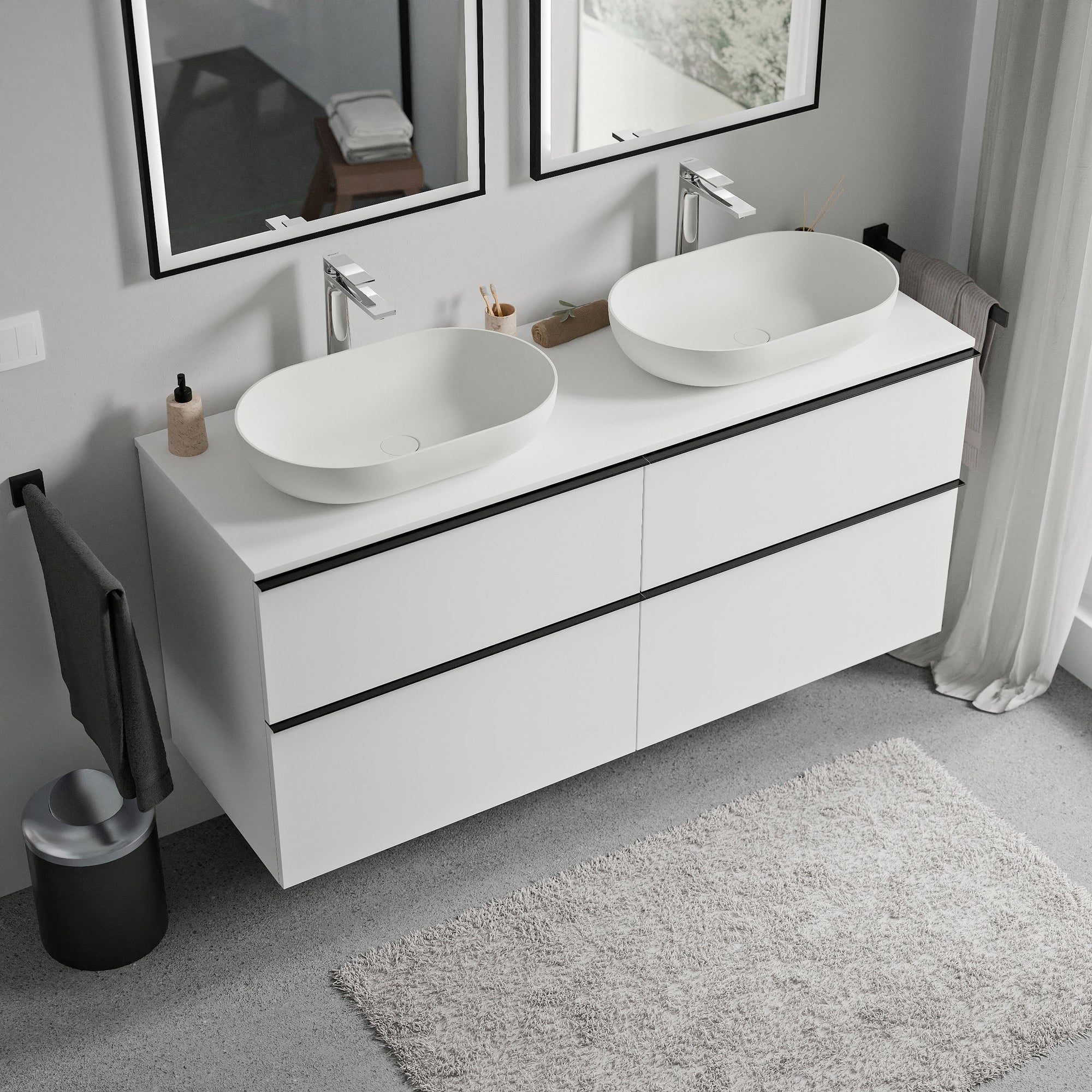 Meuble salle de bain LAVOA 120 cm