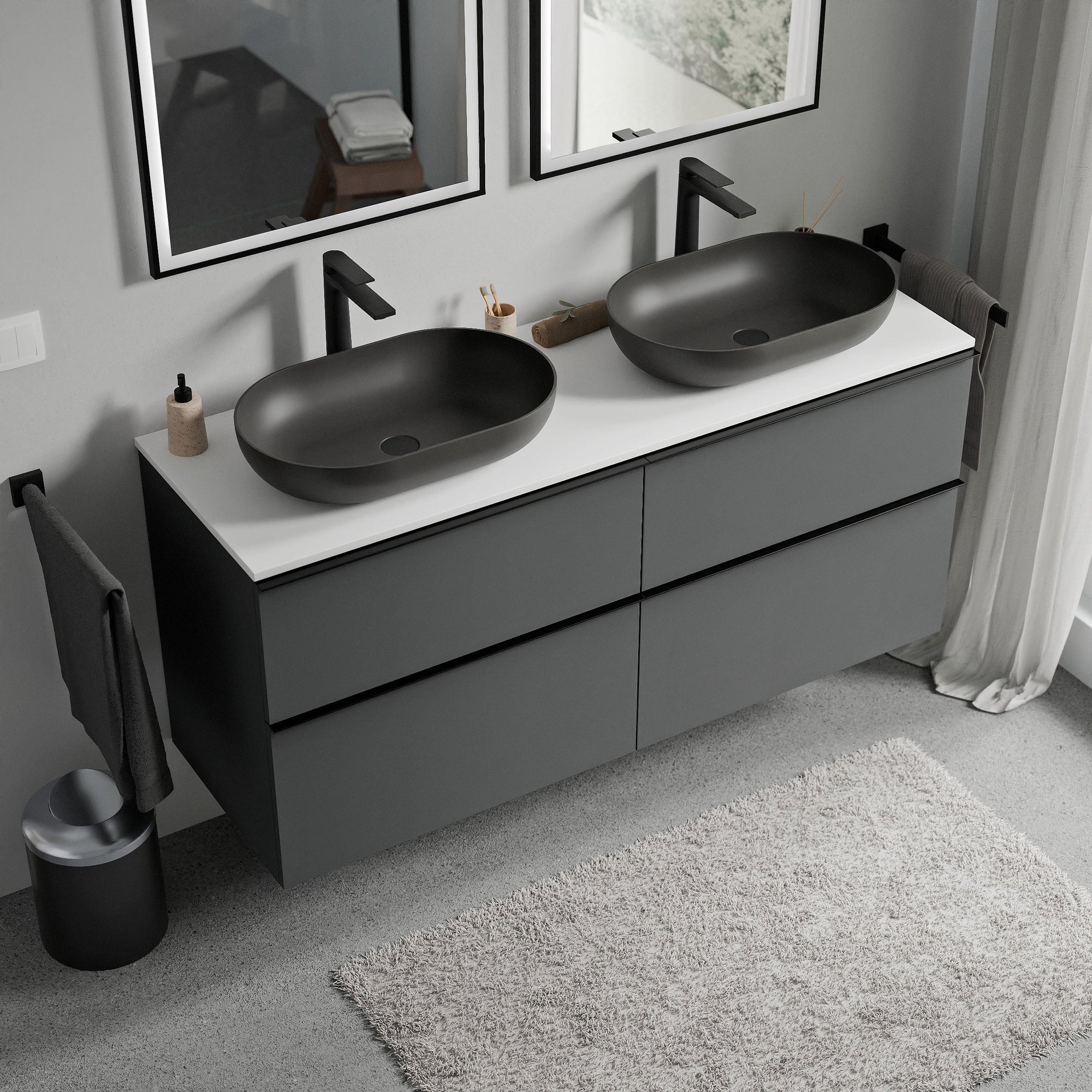 Meuble salle de bain LAVOA 120 cm
