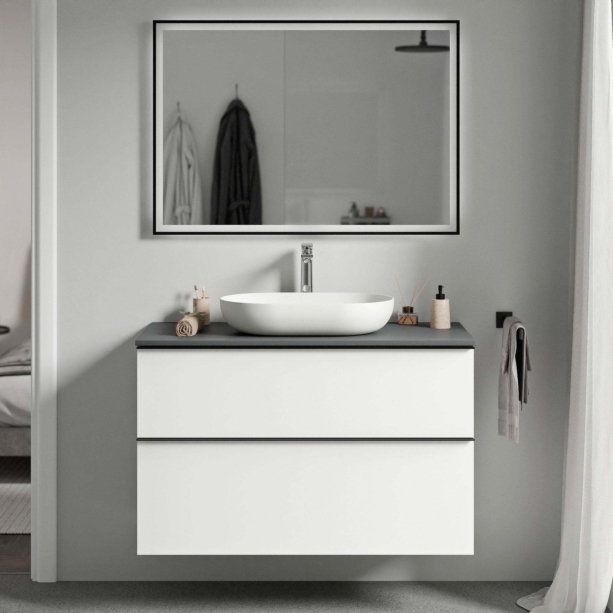 Meuble salle de bain LAVOA 80 cm
