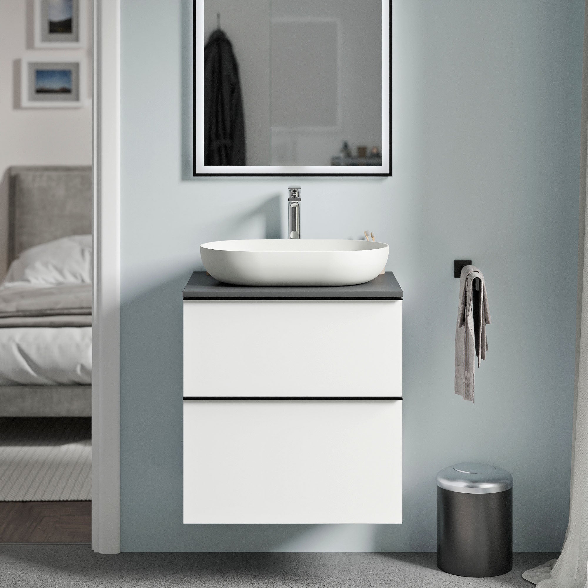 Meuble salle de bain LAVOA 60 cm