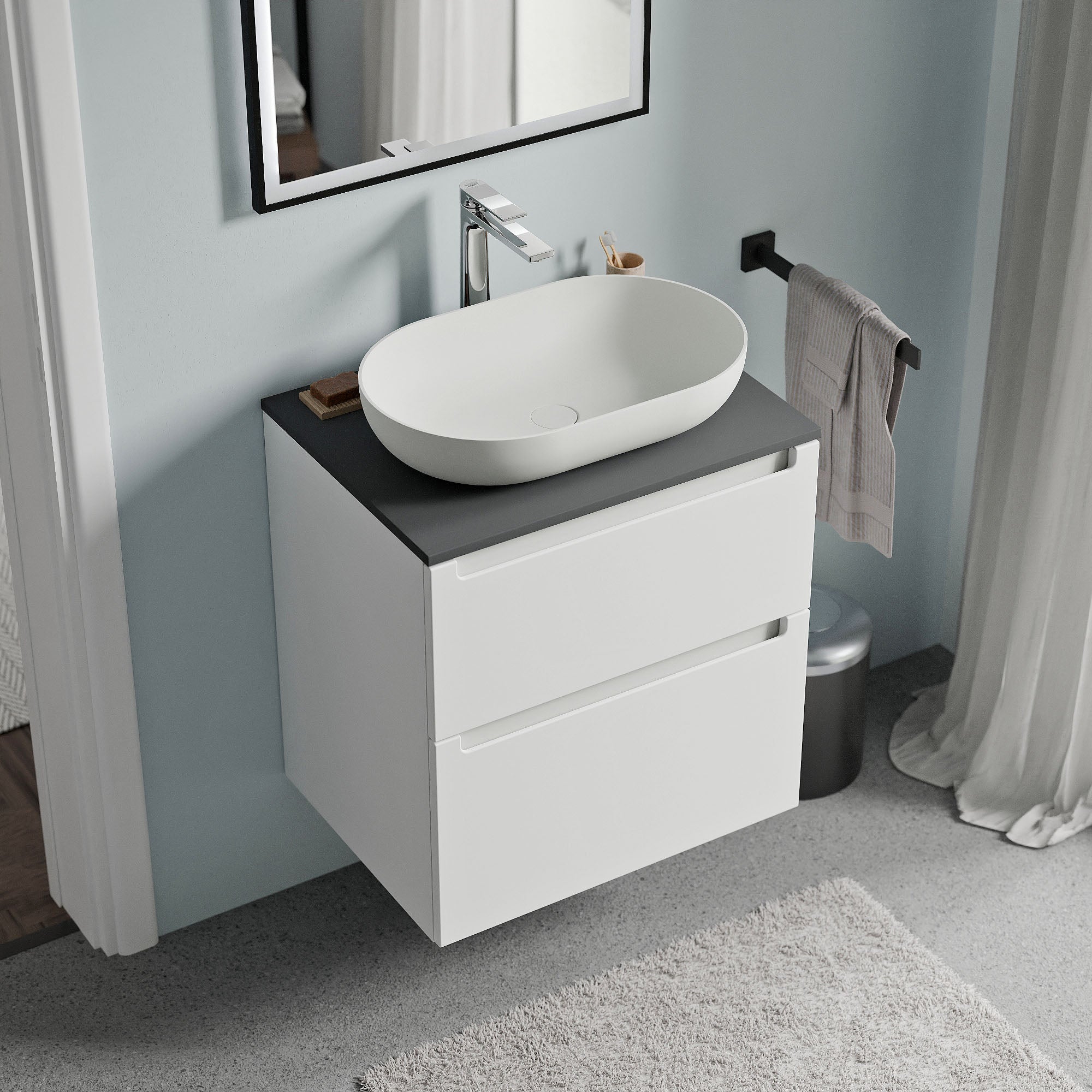 Meuble salle de bain VIREO 60 cm