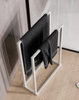Porte-serviettes OLA - Acier - 50 x 21 x 82 cm - design angulaire - couleur au choix