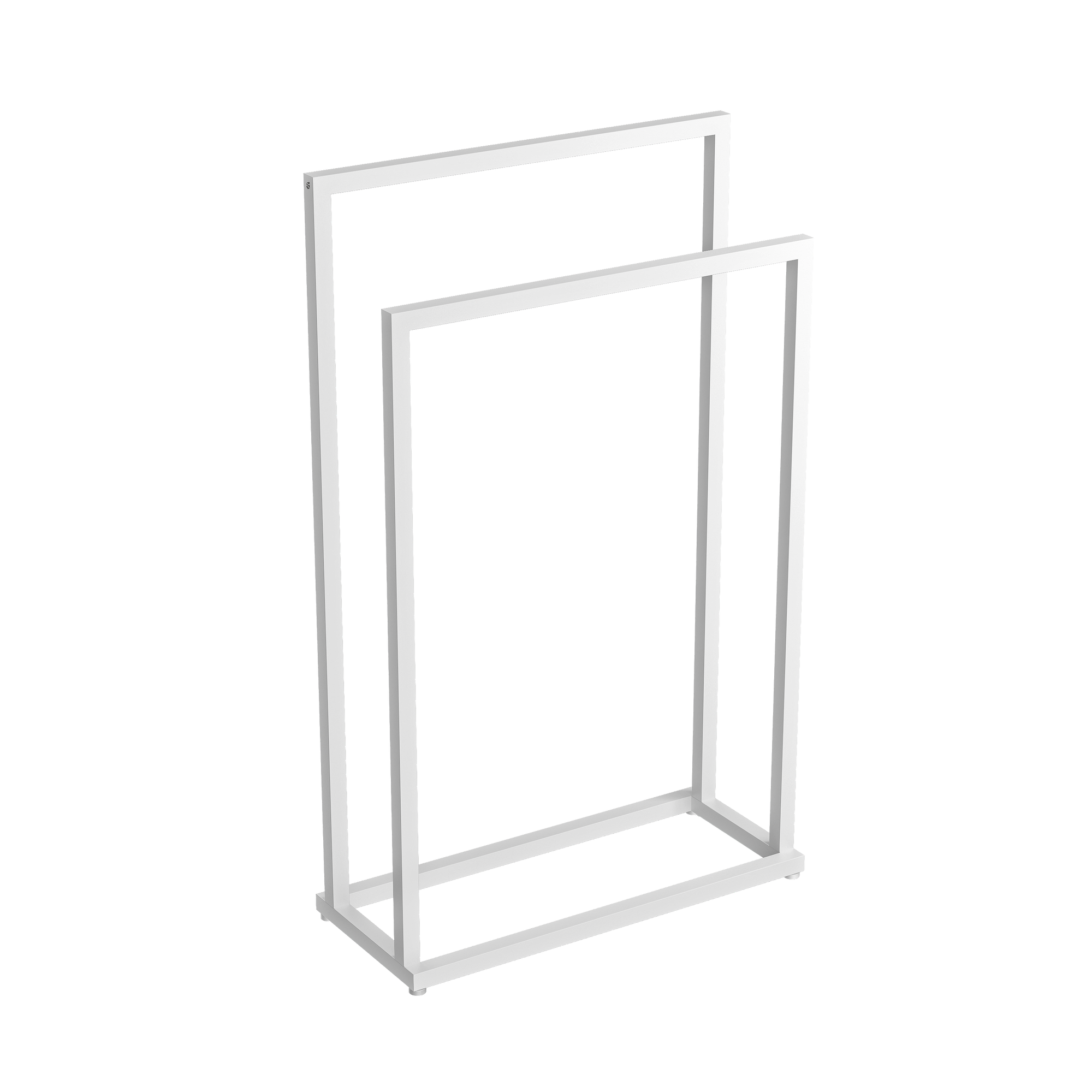 Porte-serviettes OLA - Acier - 50 x 21 x 82 cm - design angulaire - couleur au choix