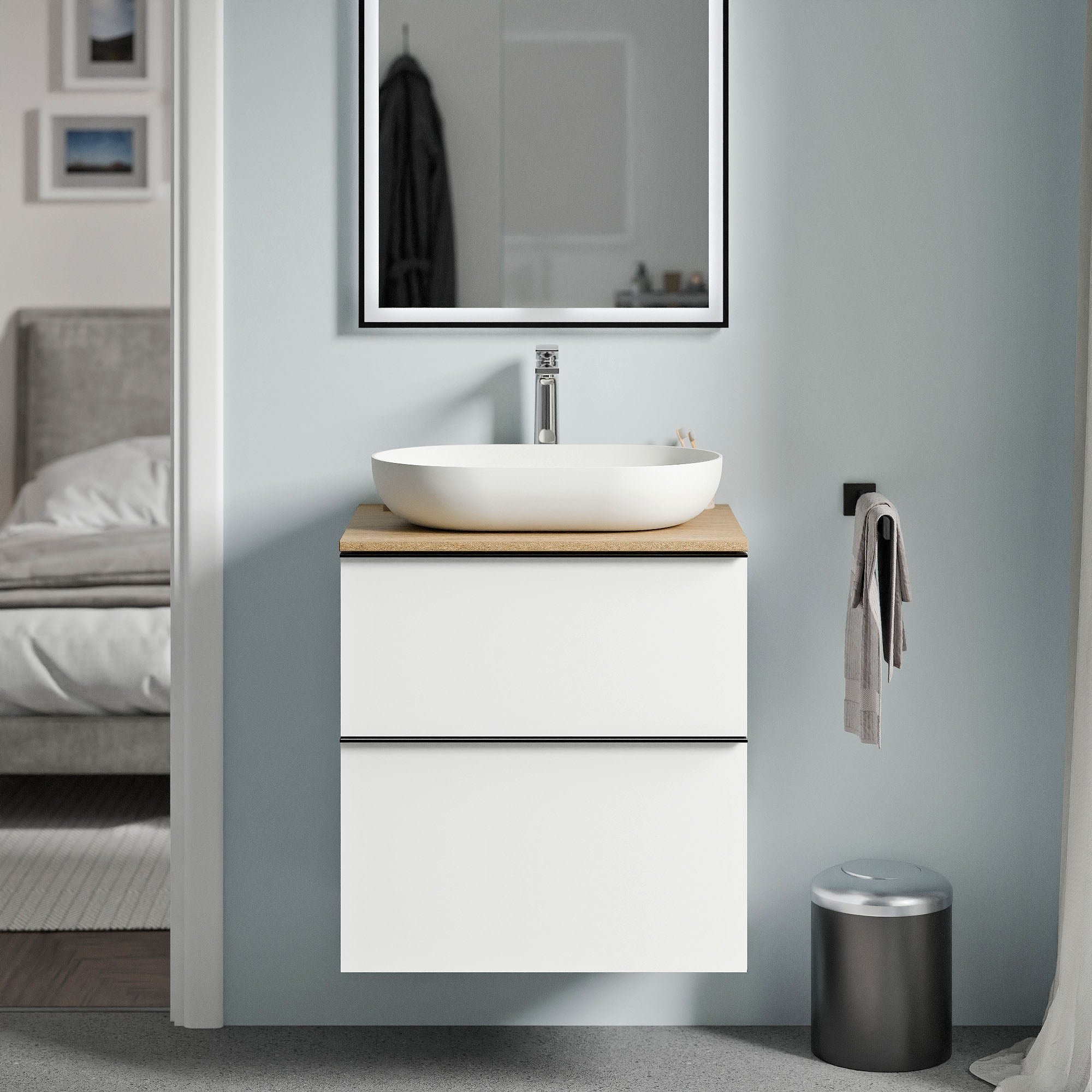 Meuble salle de bain LAVOA 60 cm