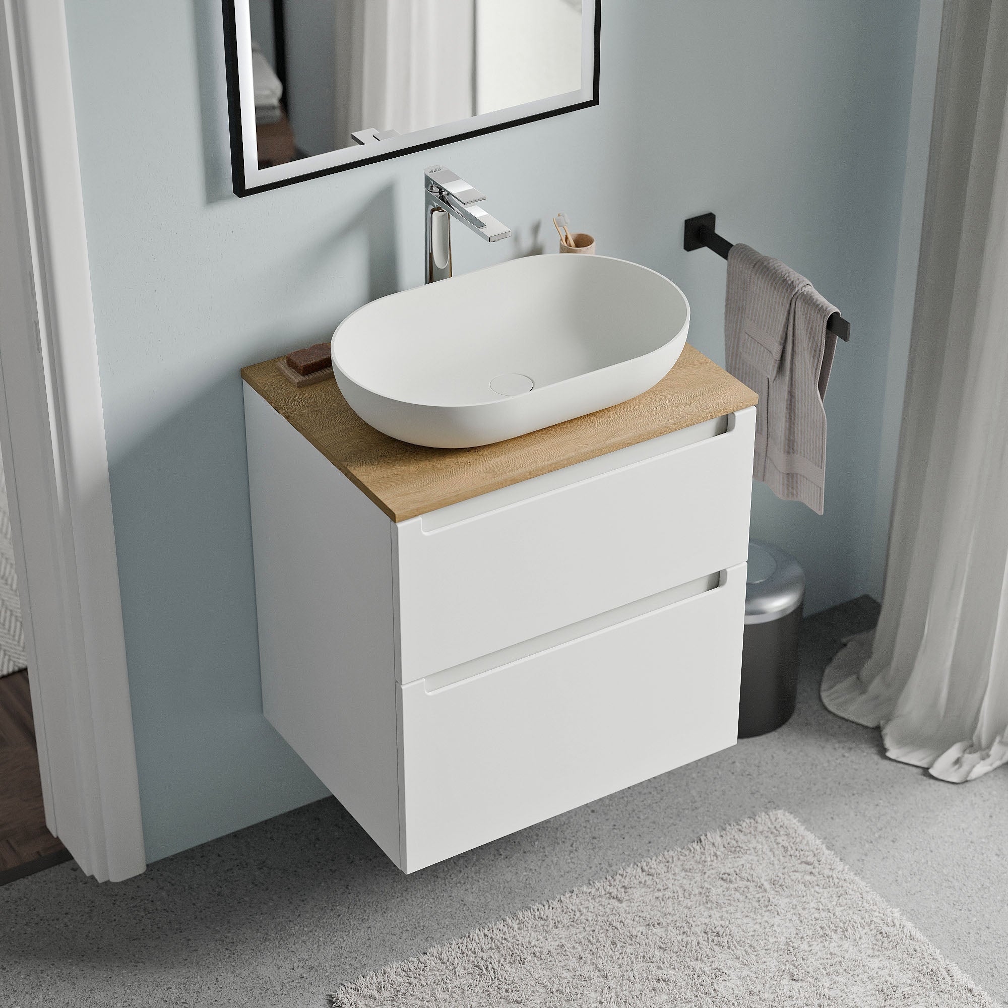 Meuble salle de bain VIREO 60 cm
