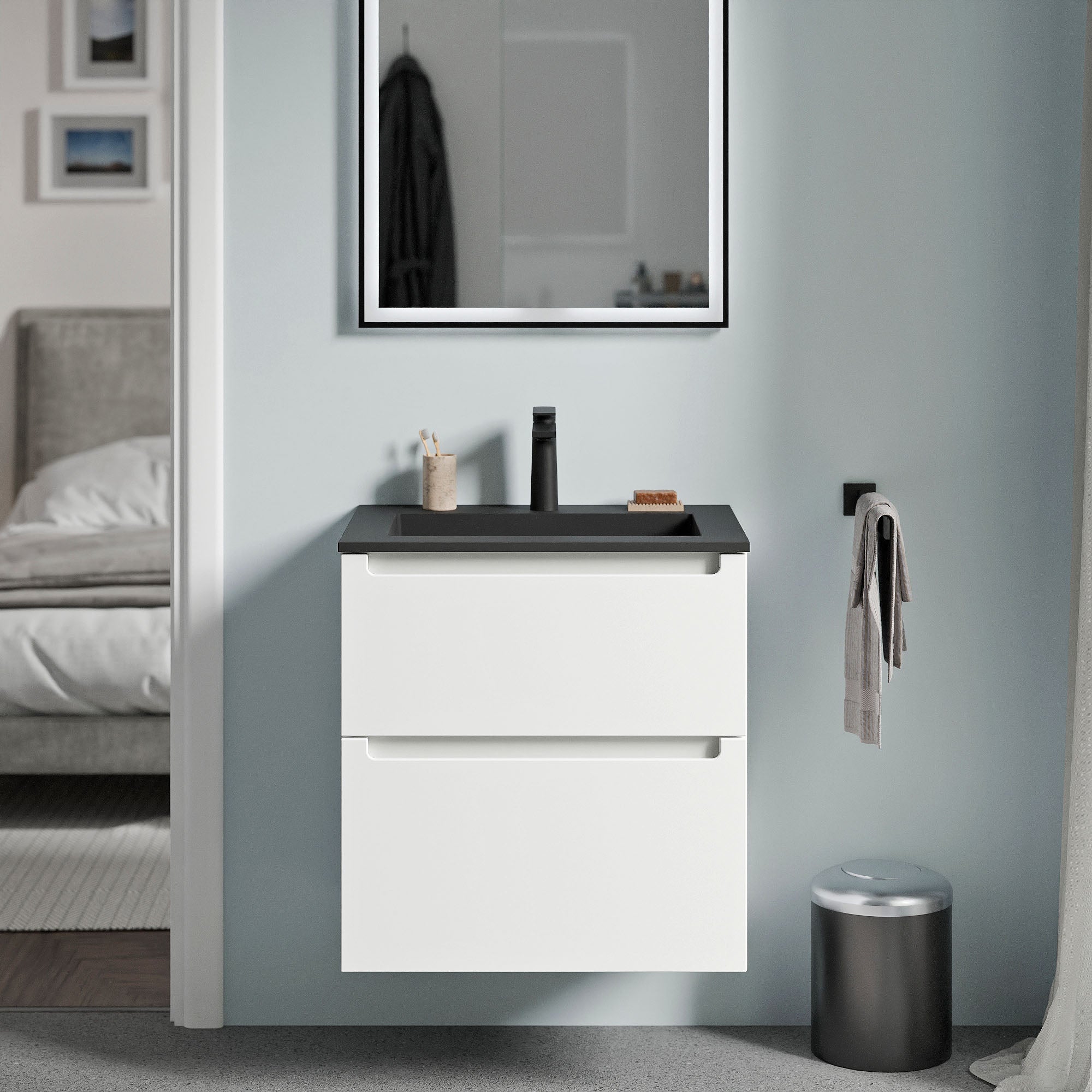 Meuble salle de bain VIREO 60 cm