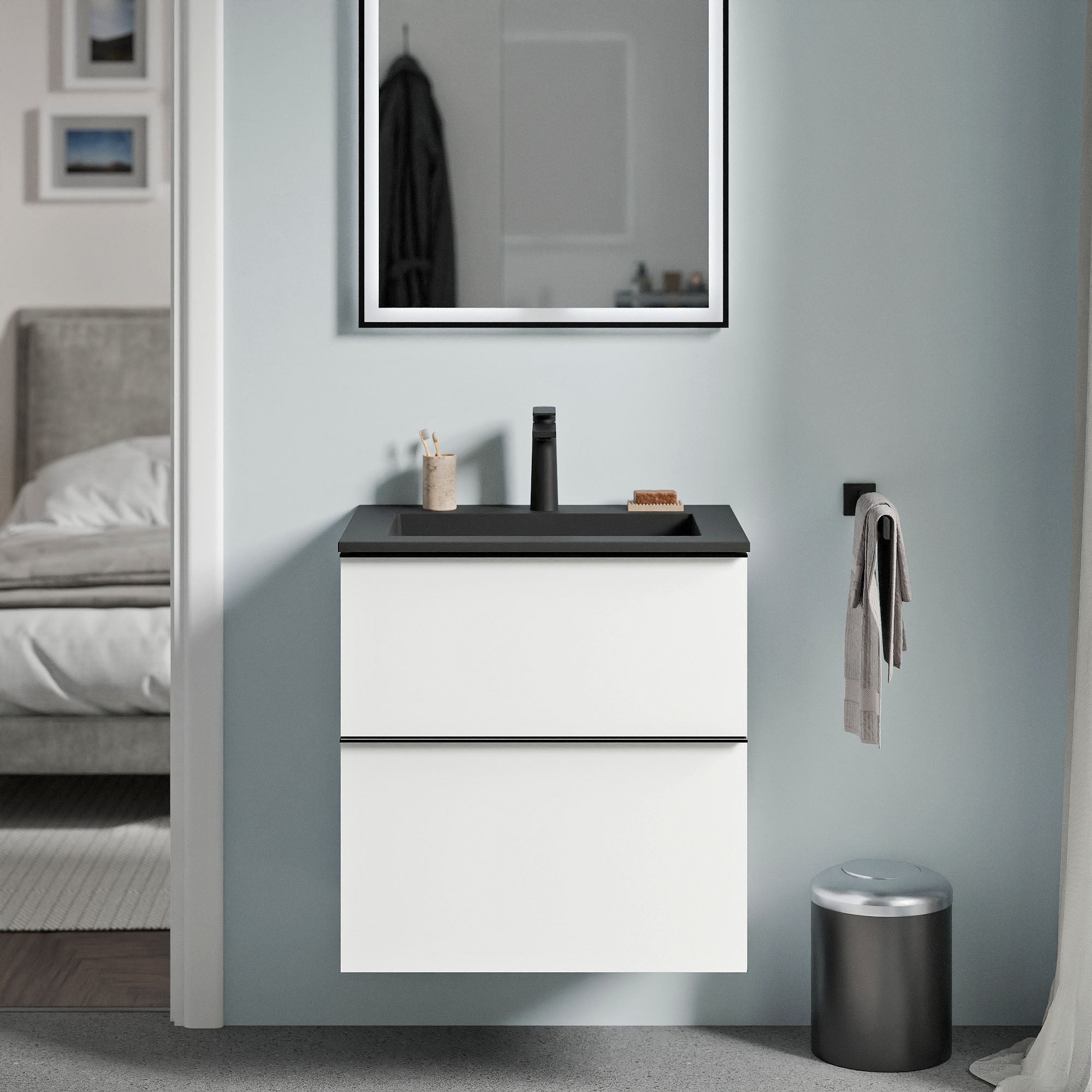 Meuble salle de bain LAVOA 60 cm