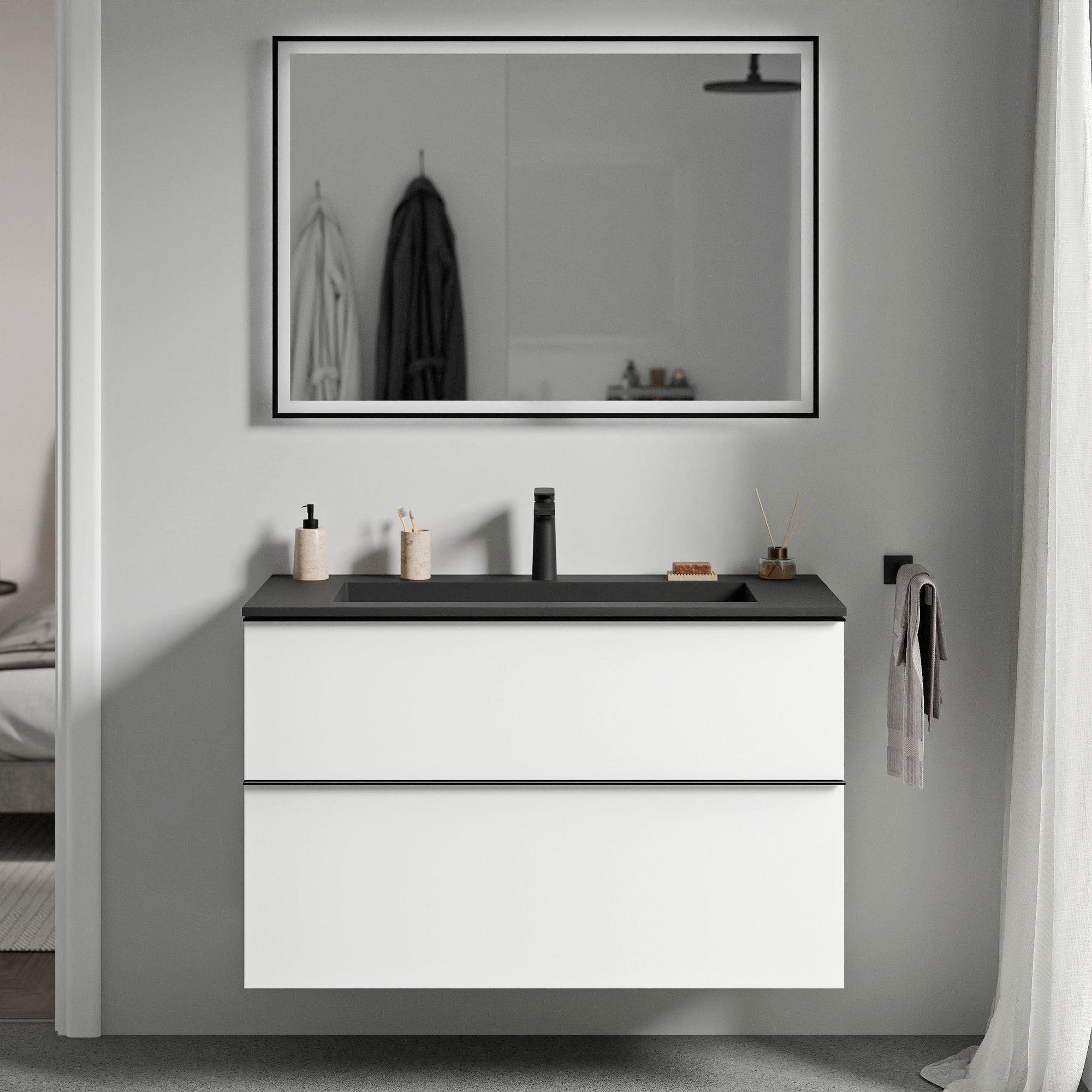 Meuble salle de bain LAVOA 80 cm