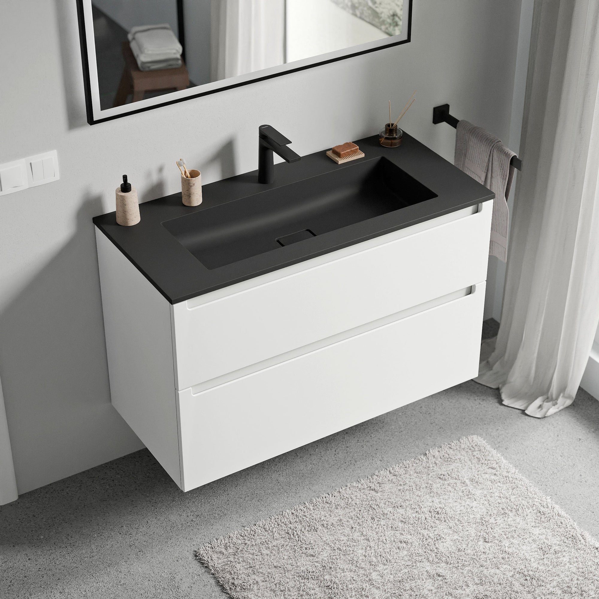 Meuble salle de bain VIREO 80 cm