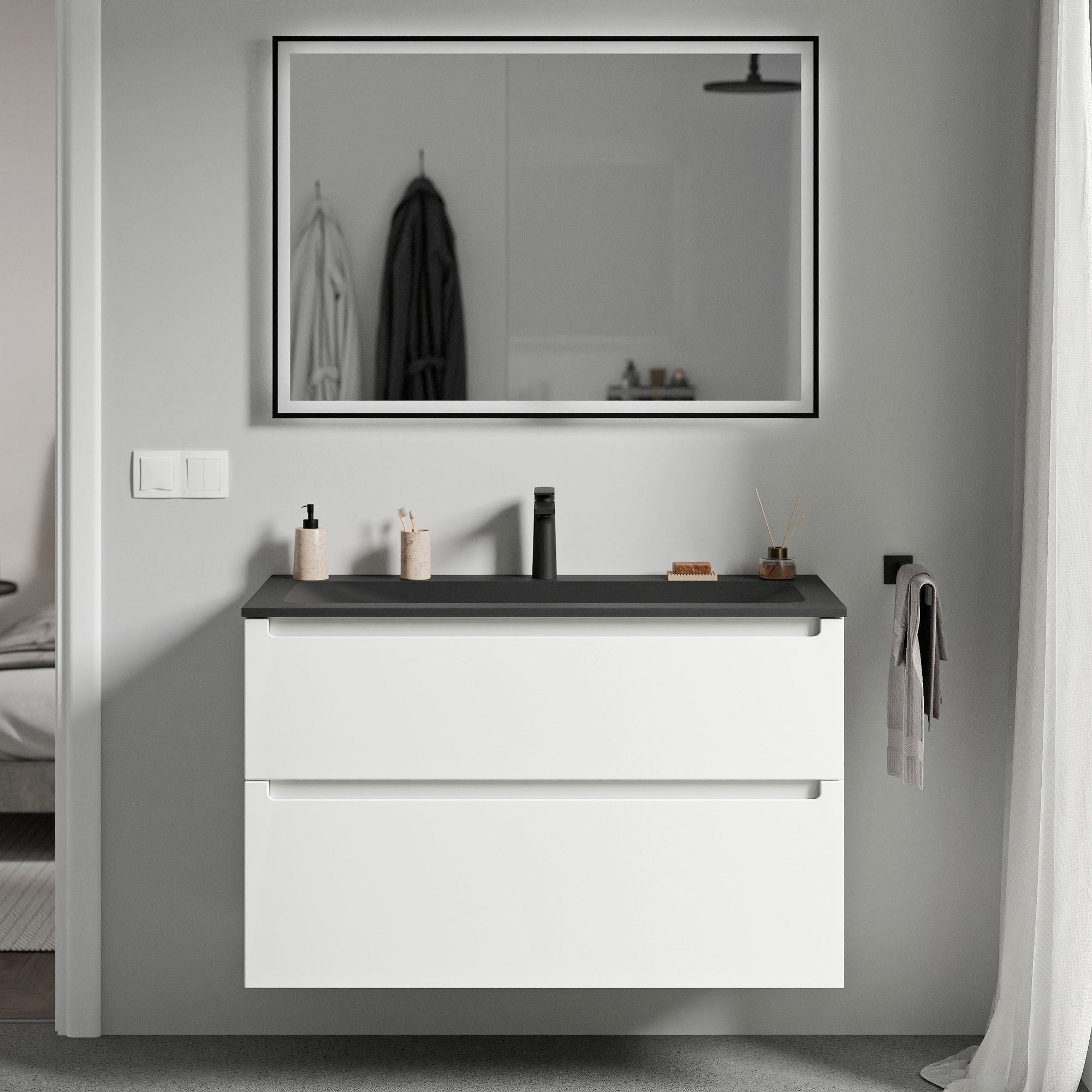 Meuble salle de bain VIREO 80 cm