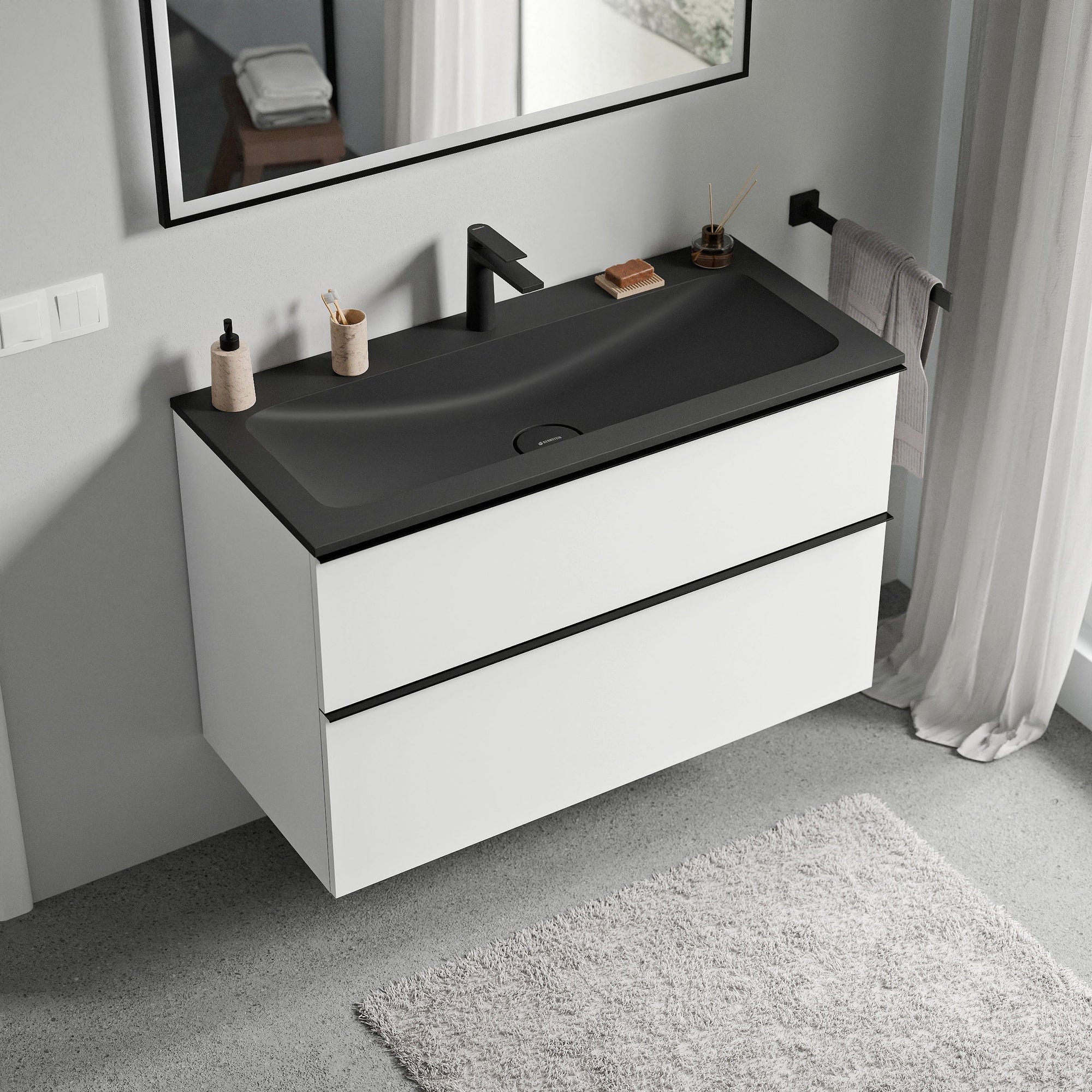 Meuble salle de bain LAVOA 100 cm