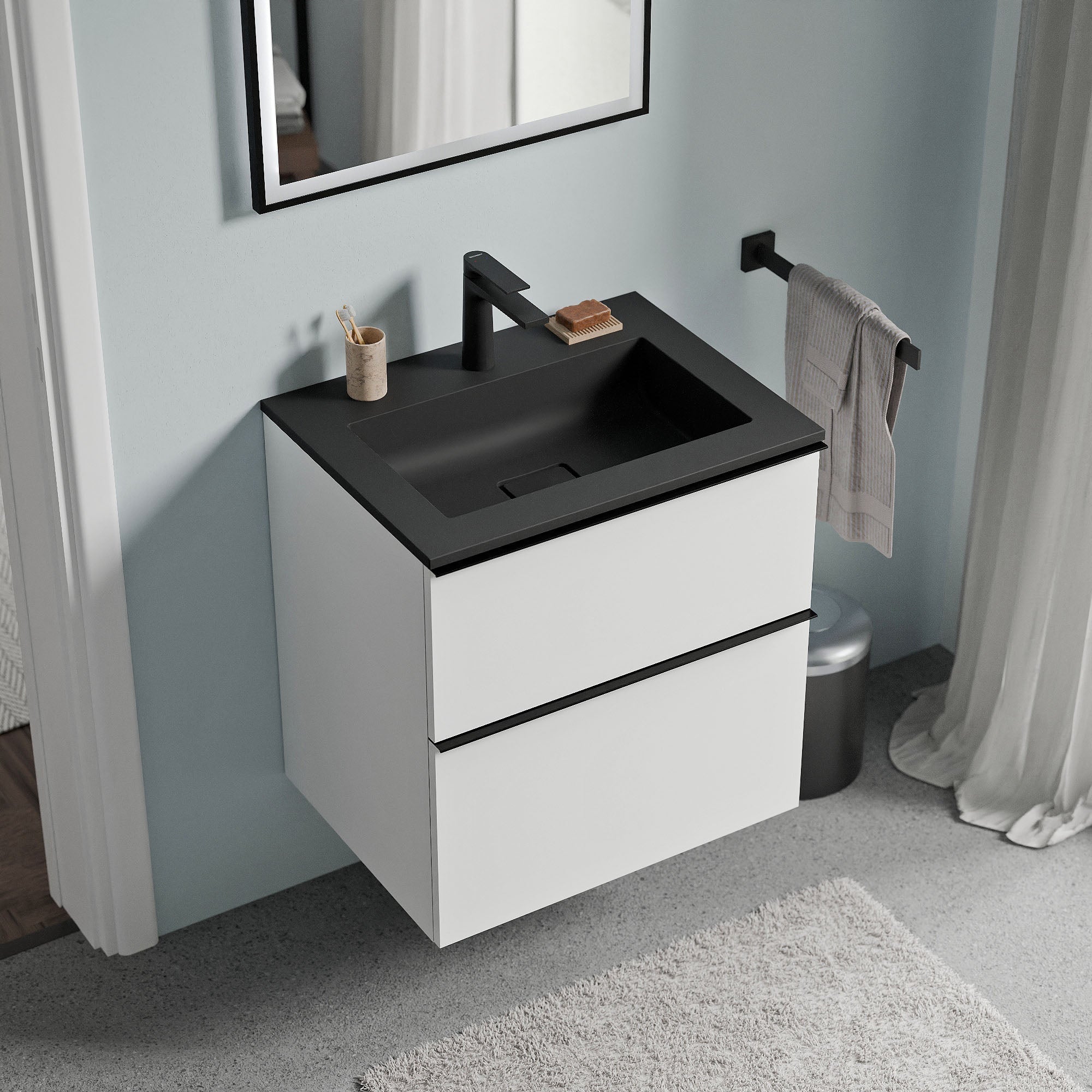 Meuble salle de bain LAVOA 60 cm