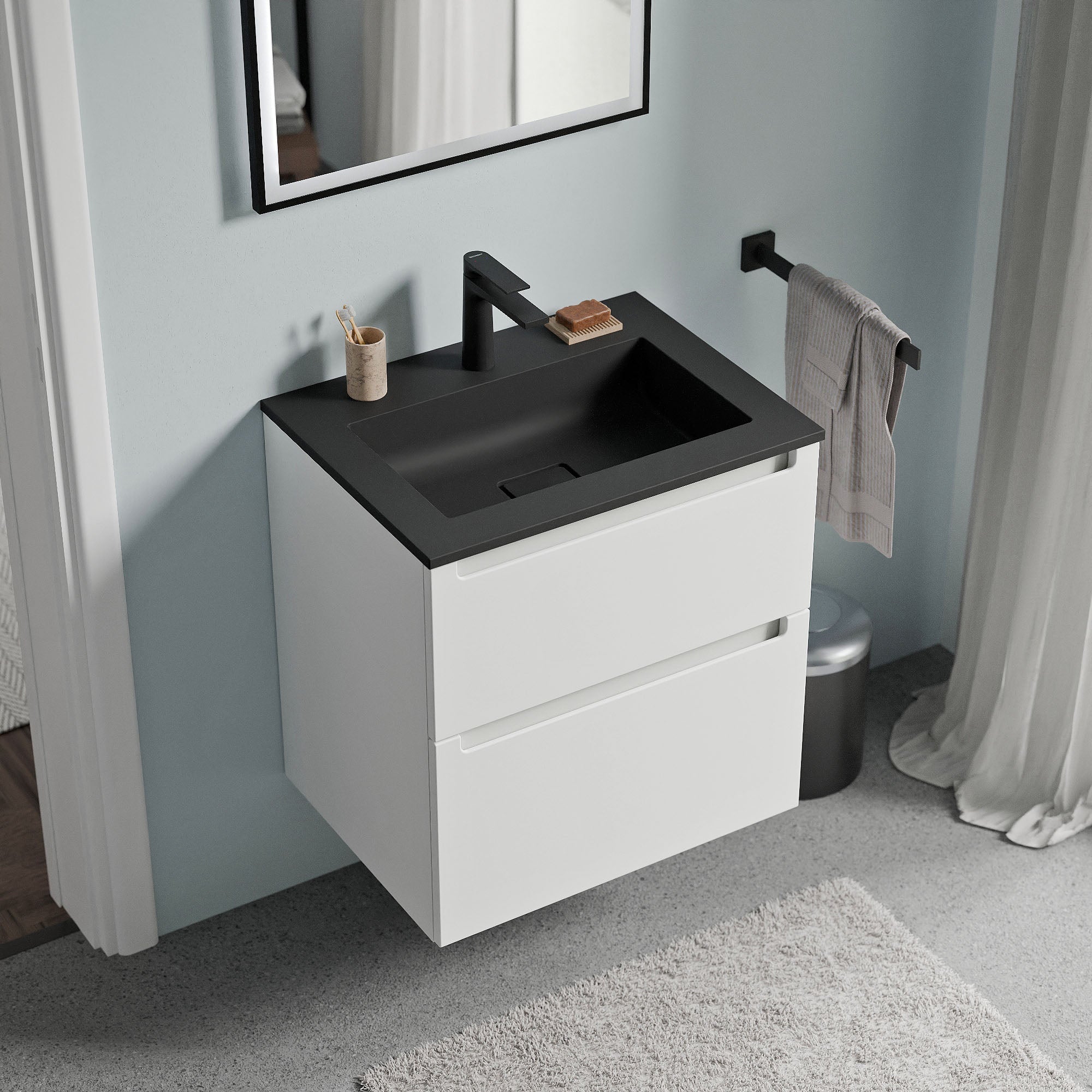 Meuble salle de bain VIREO 60 cm