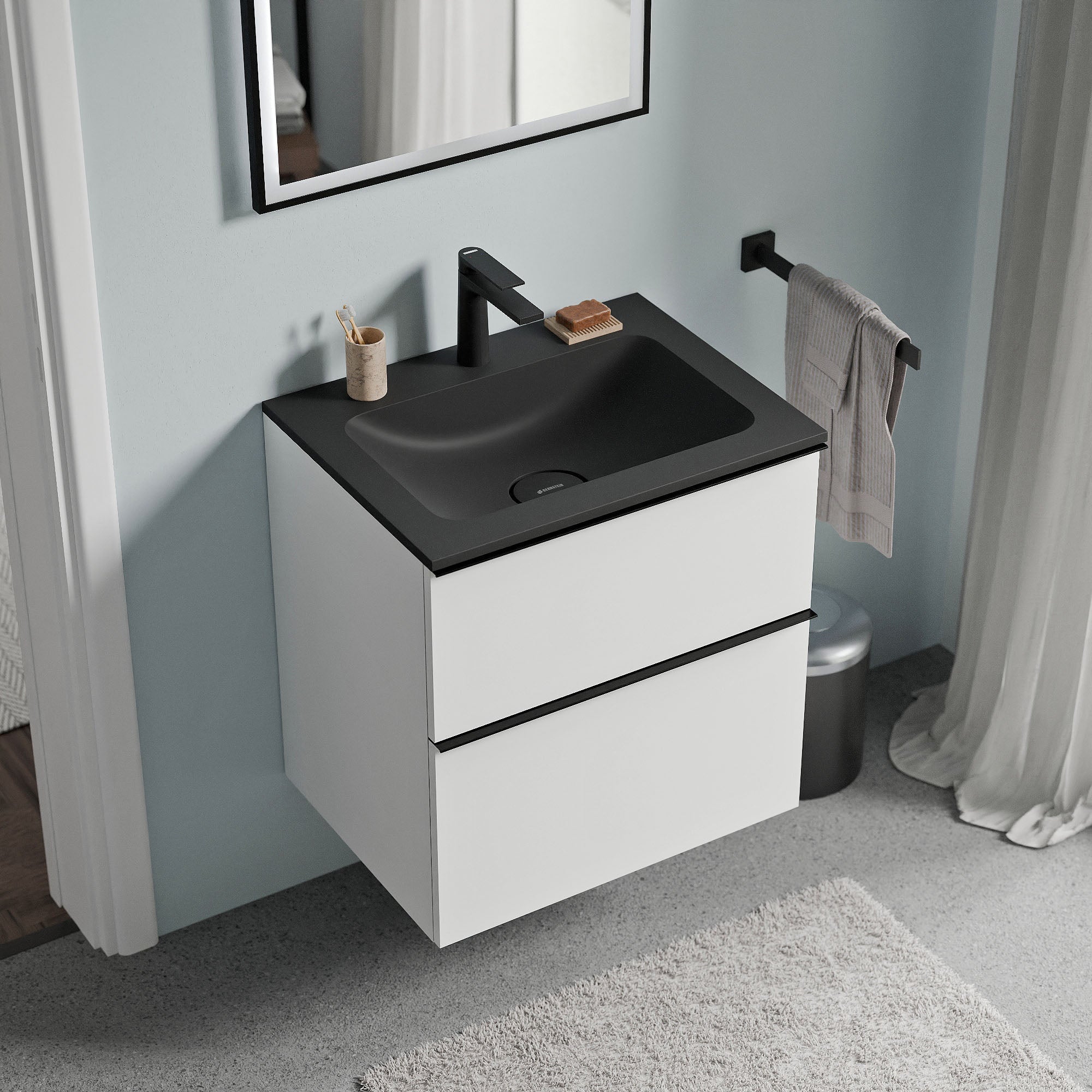 Meuble salle de bain LAVOA 60 cm