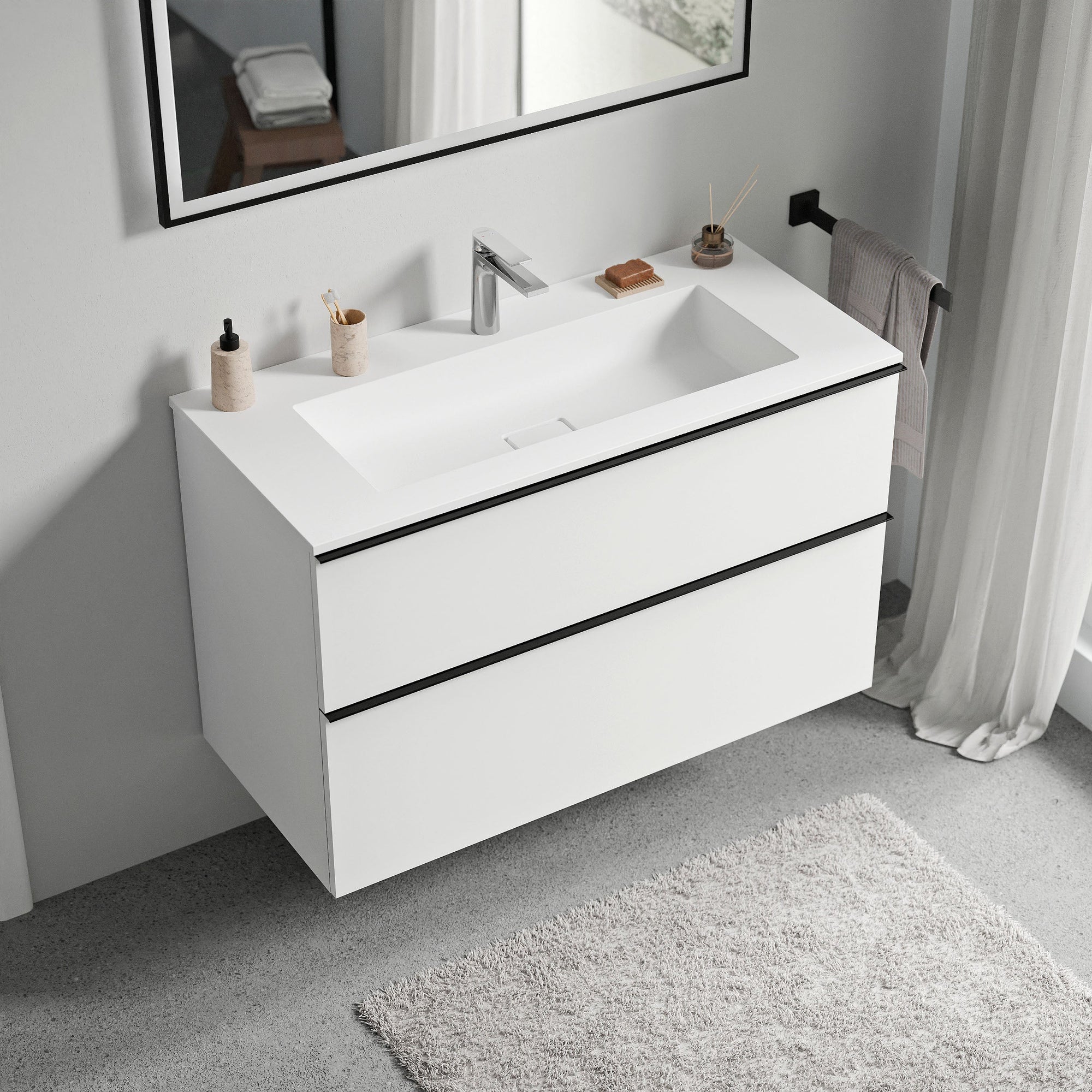 Meuble salle de bain LAVOA 100 cm