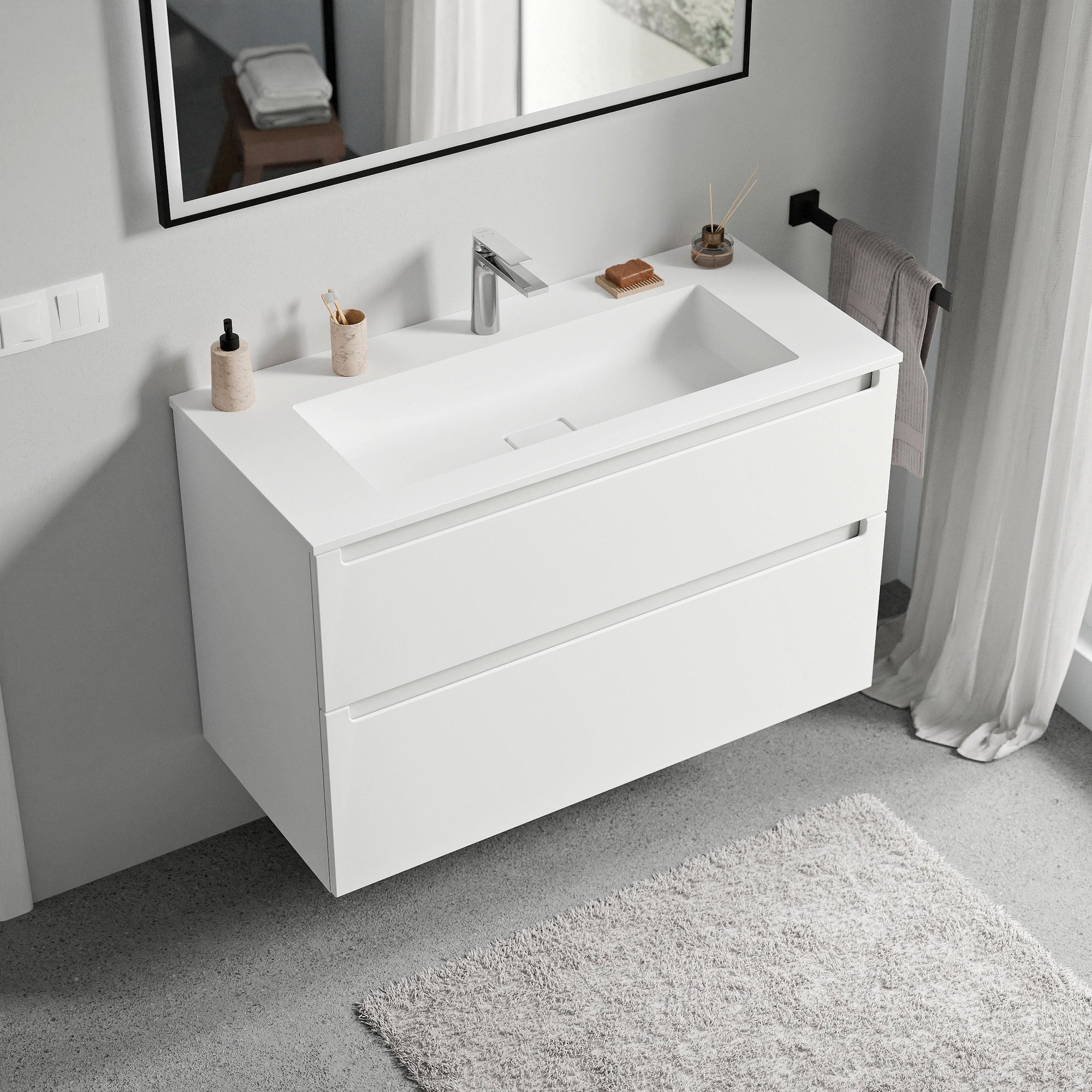 Meuble salle de bain VIREO 80 cm