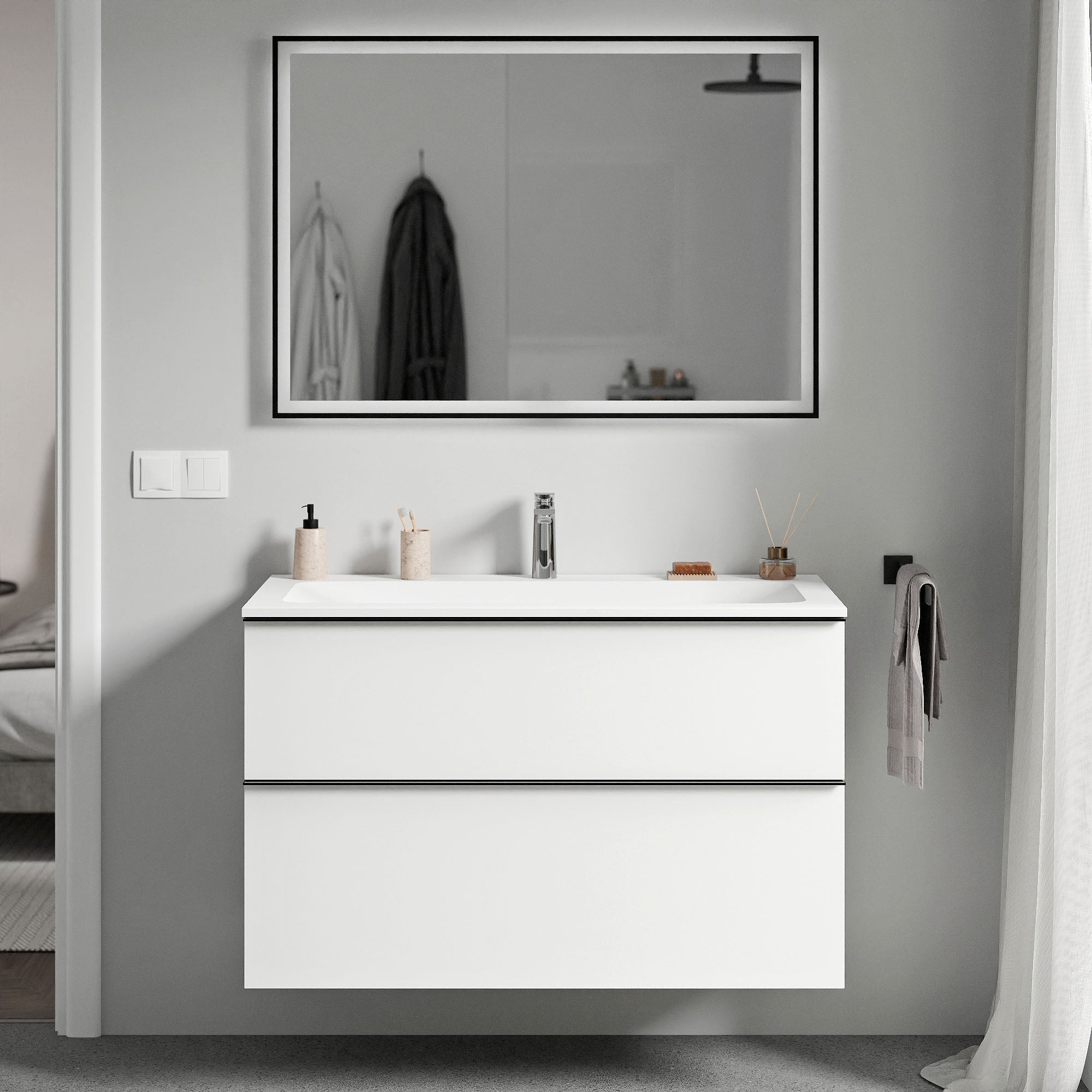 Meuble salle de bain LAVOA 100 cm