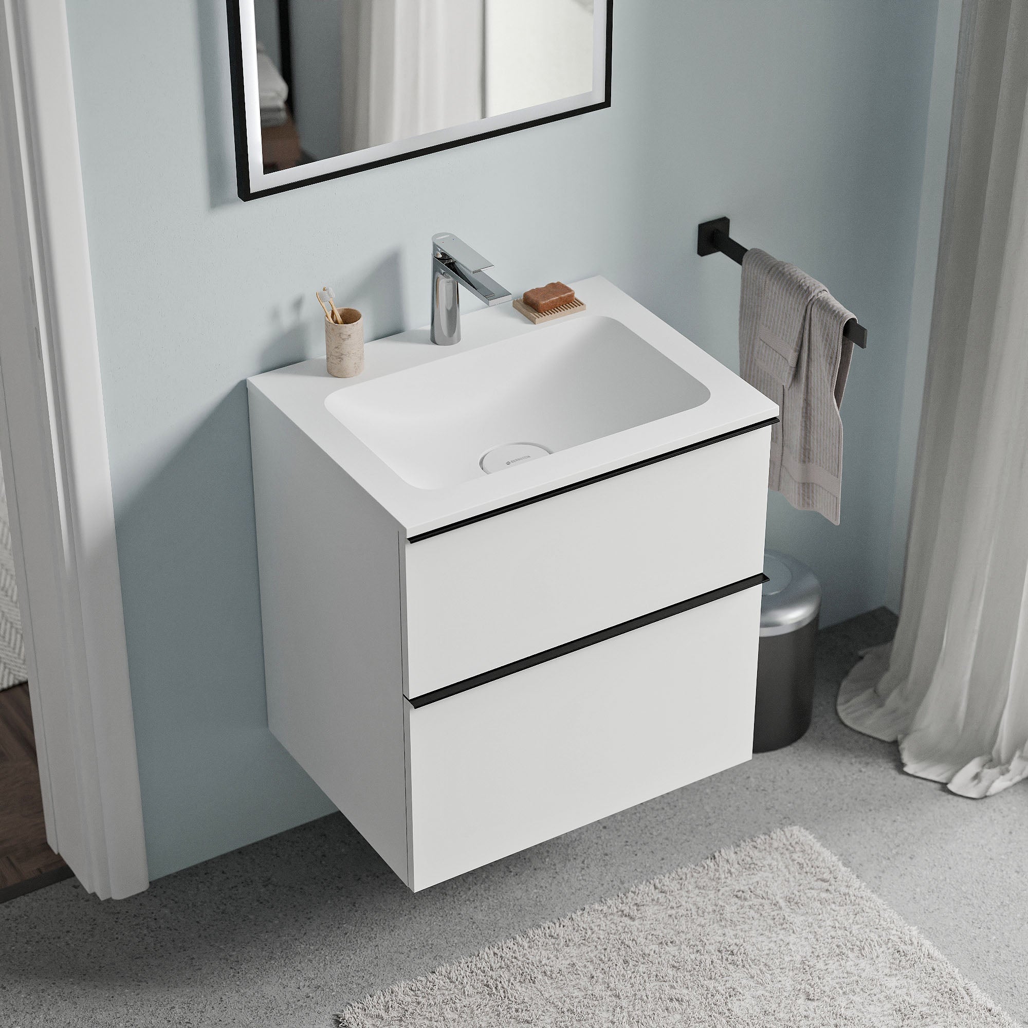 Meuble salle de bain LAVOA 60 cm