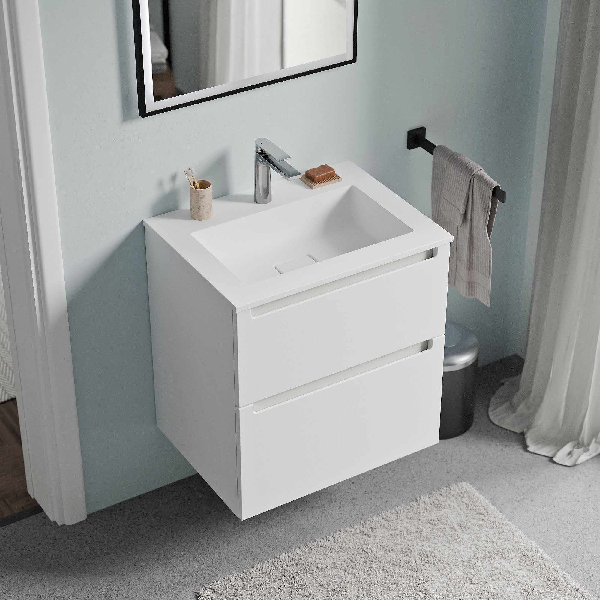 Meuble salle de bain VIREO 60 cm