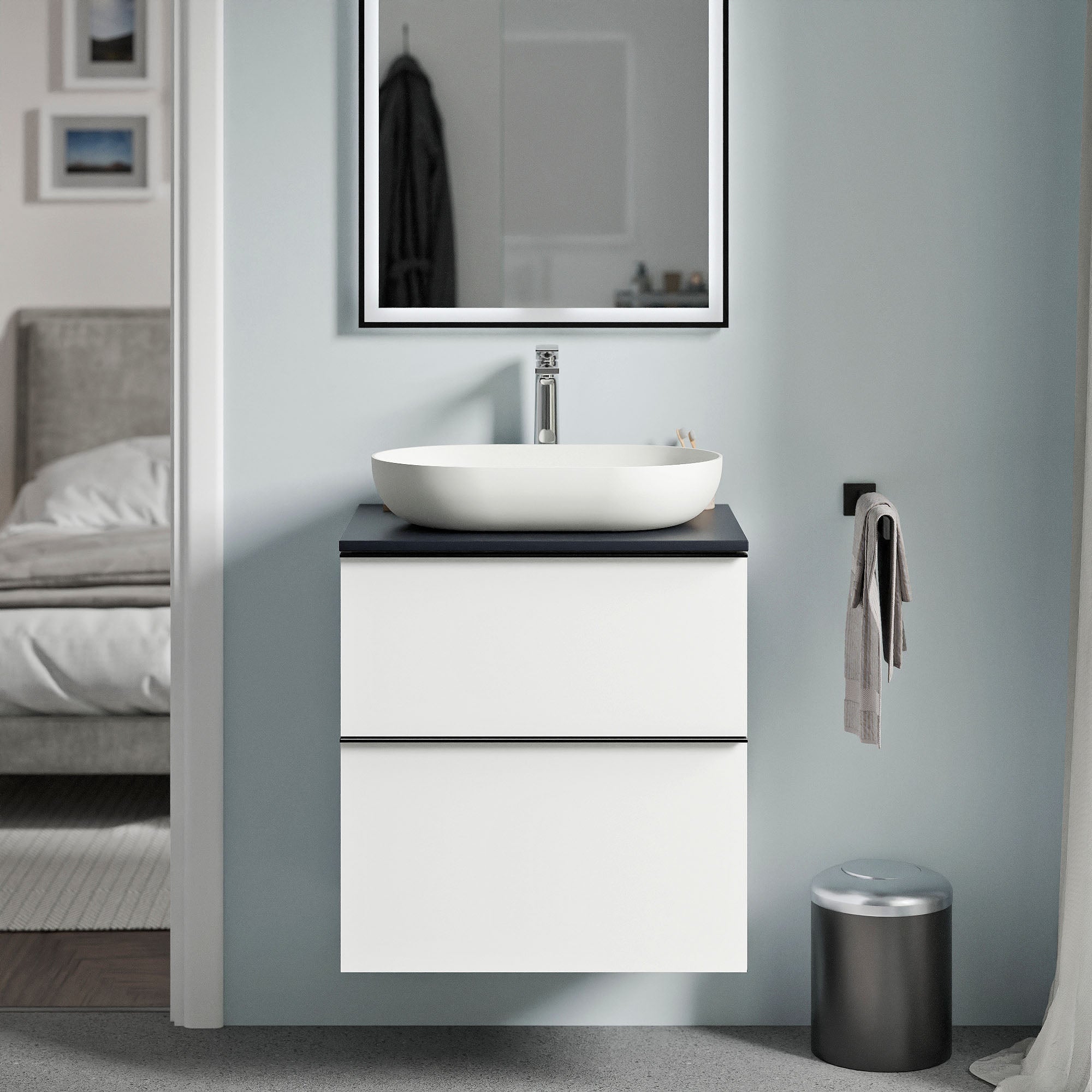 Meuble salle de bain LAVOA 60 cm