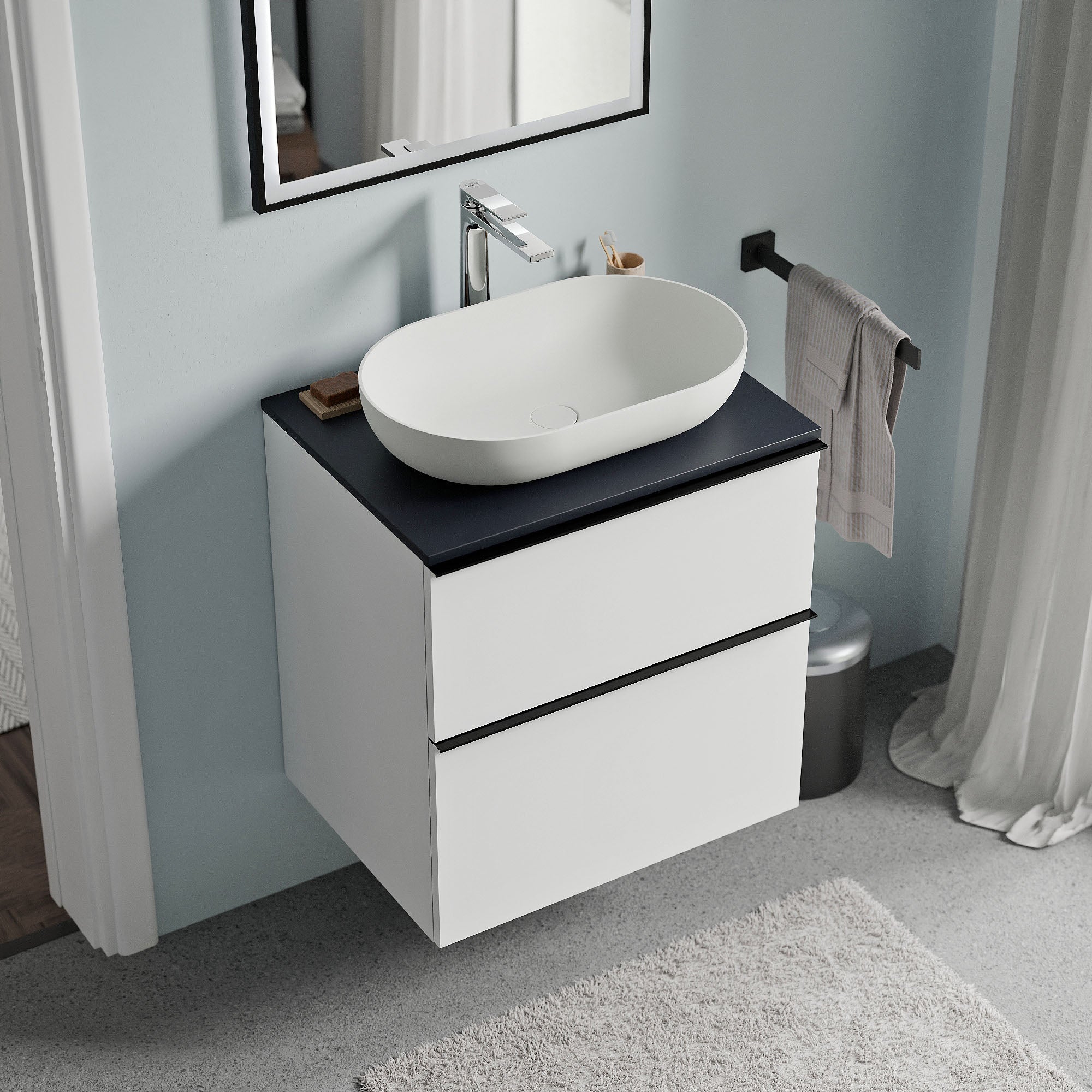 Meuble salle de bain LAVOA 60 cm