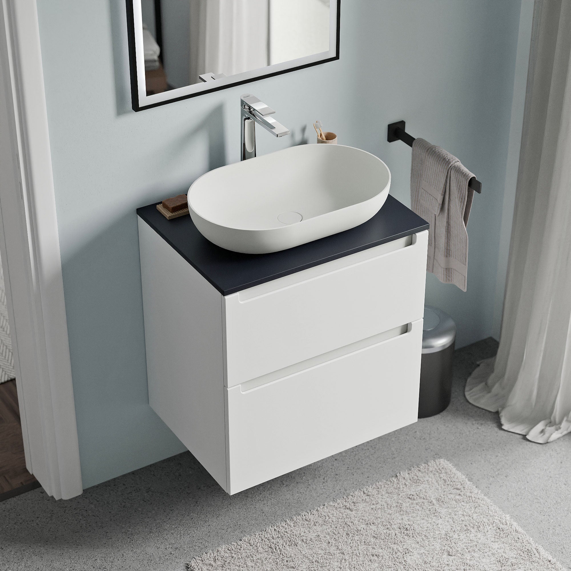 Meuble salle de bain VIREO 60 cm