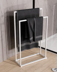 Porte-serviettes OLA - Acier - 50 x 21 x 82 cm - Rond - couleur au choix