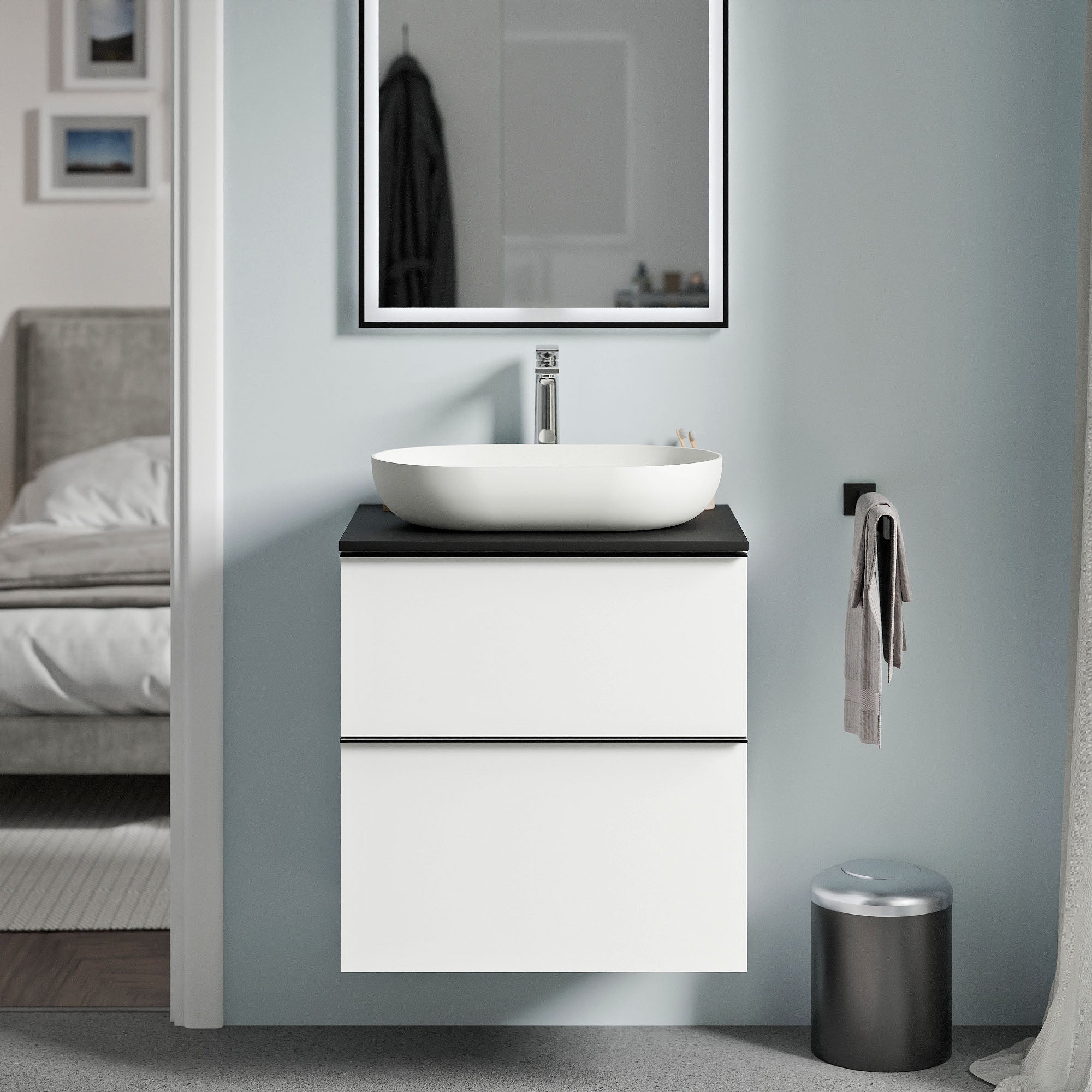 Meuble salle de bain LAVOA 60 cm