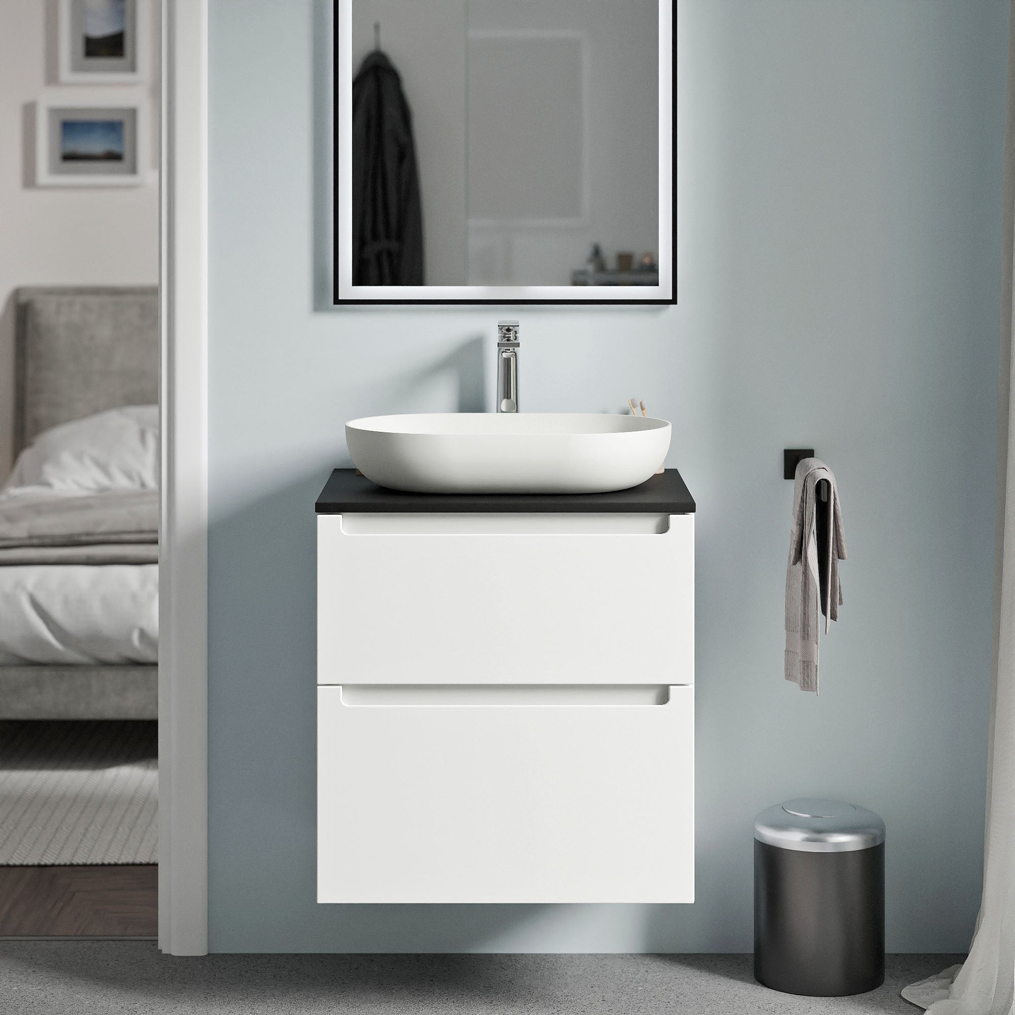 Meuble salle de bain VIREO 60 cm