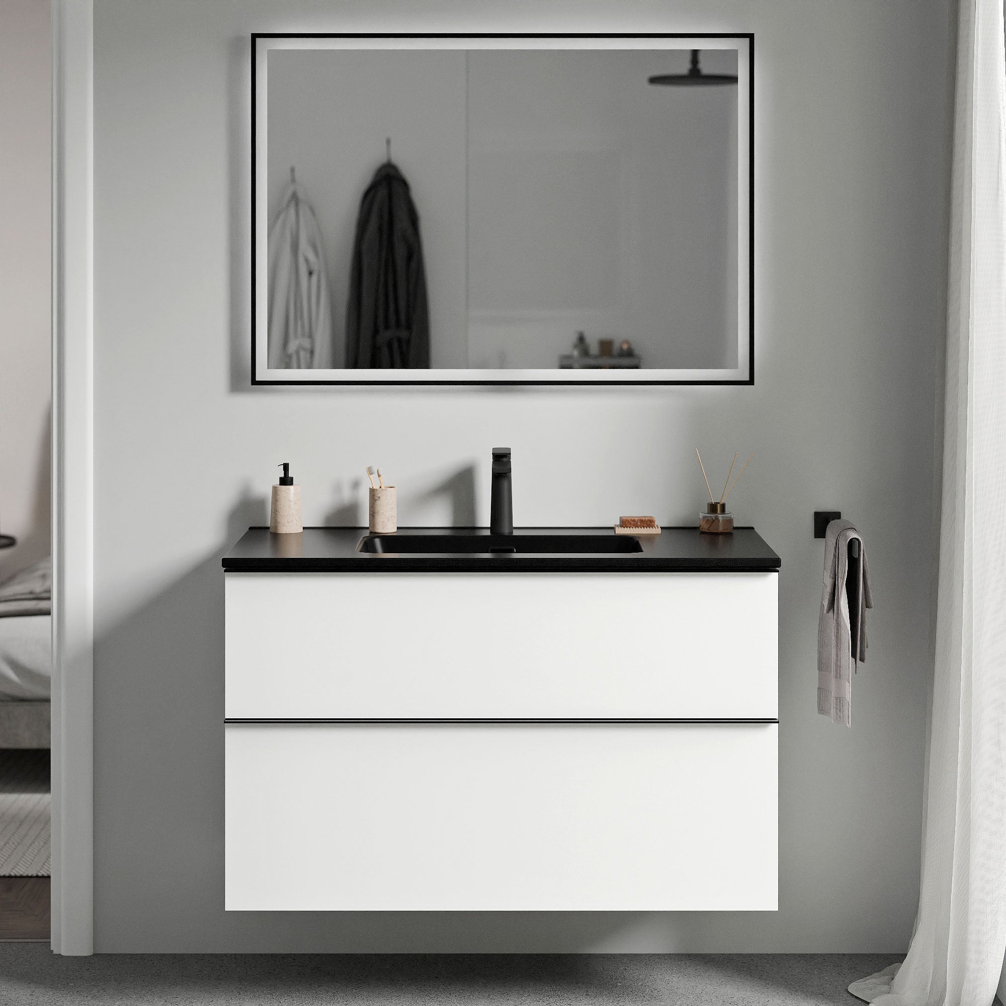 Meuble salle de bain LAVOA 100 cm