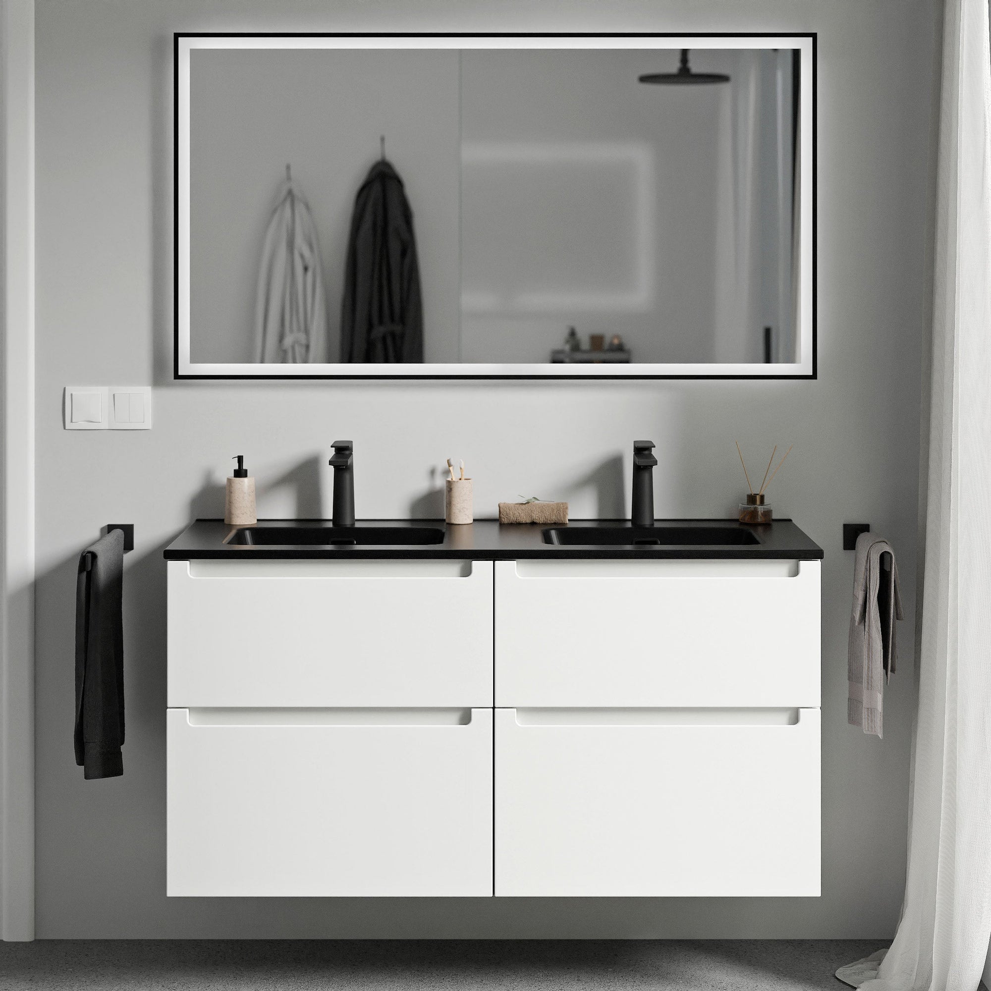 Meuble salle de bain VIREO 120 cm