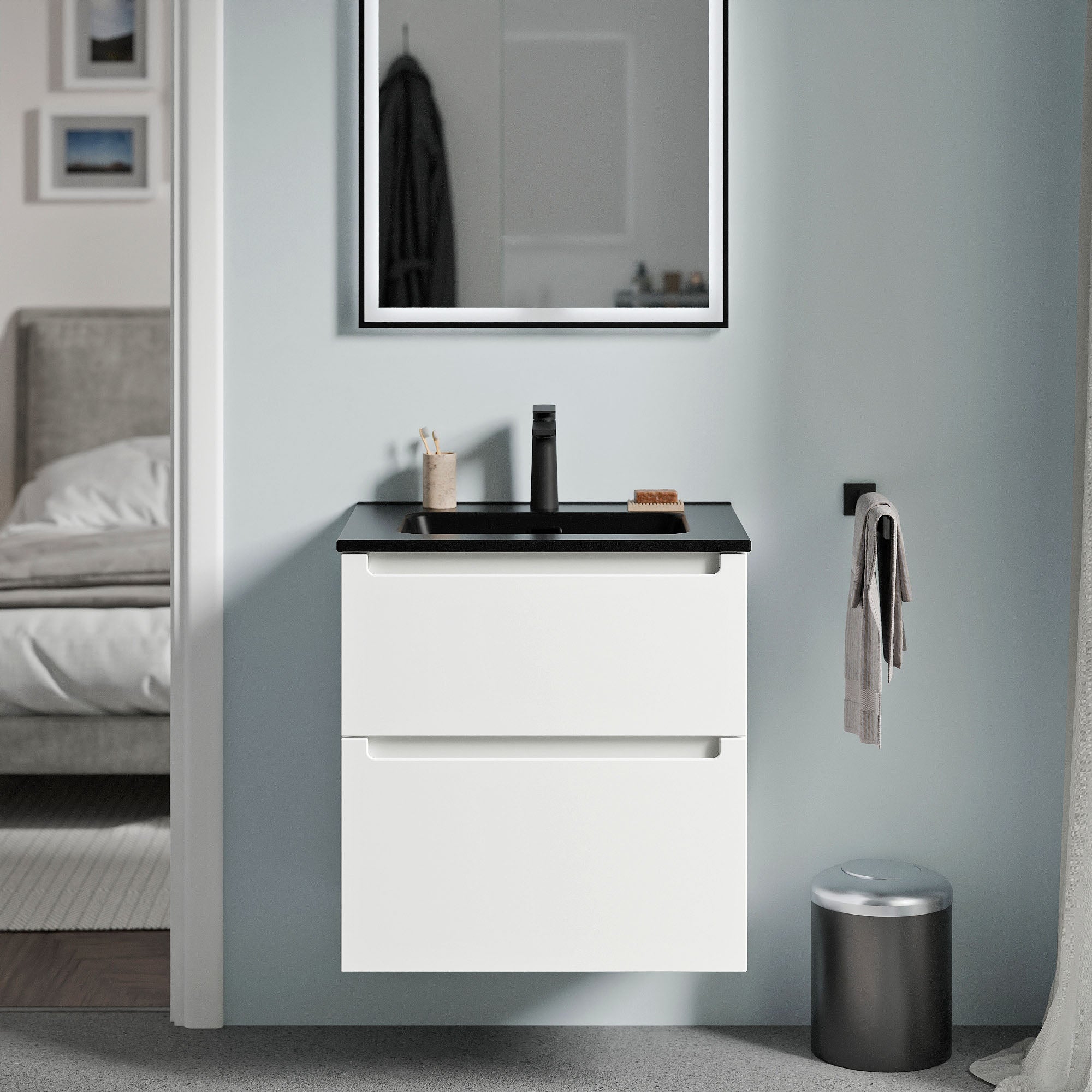 Meuble salle de bain VIREO 60 cm