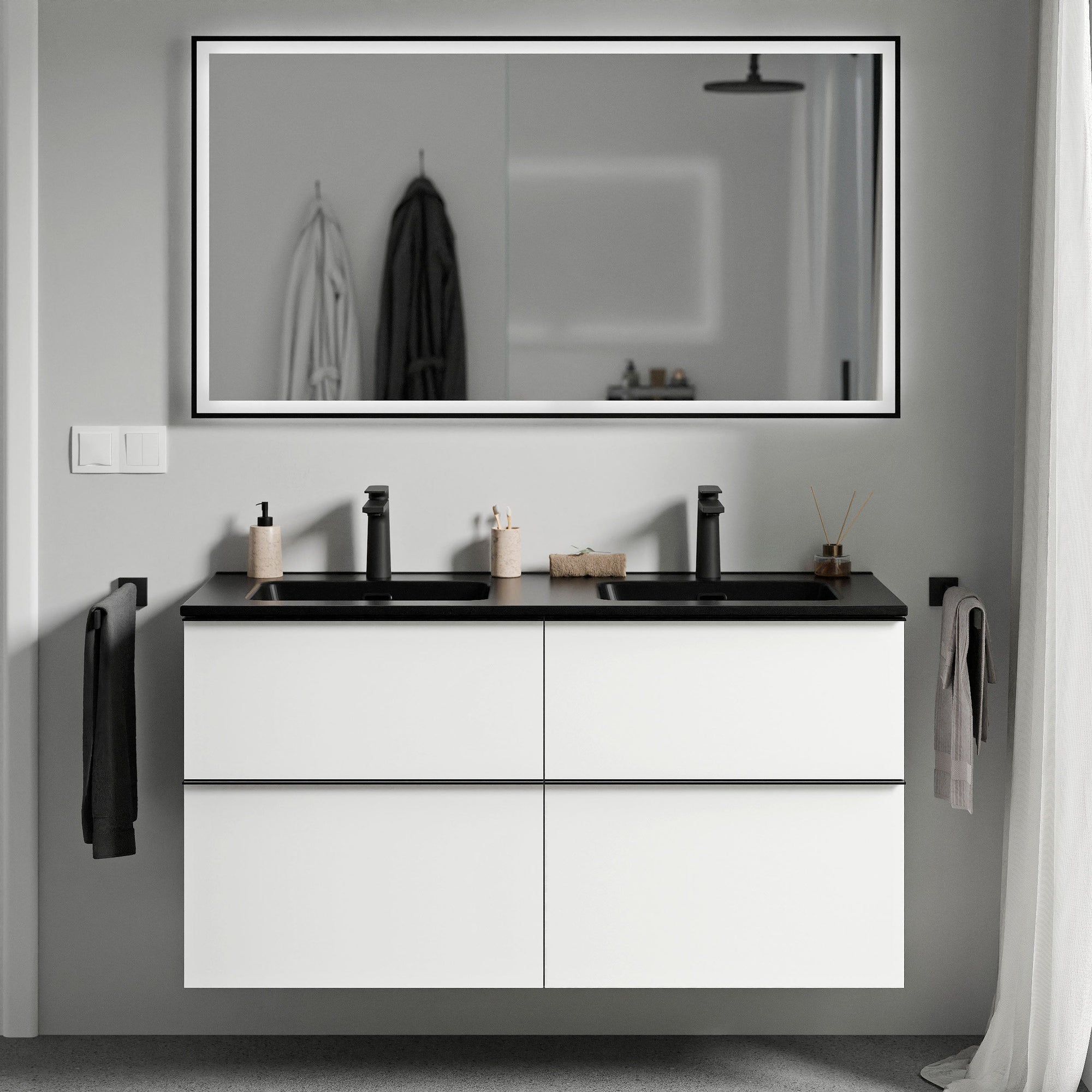 Meuble salle de bain LAVOA 120 cm