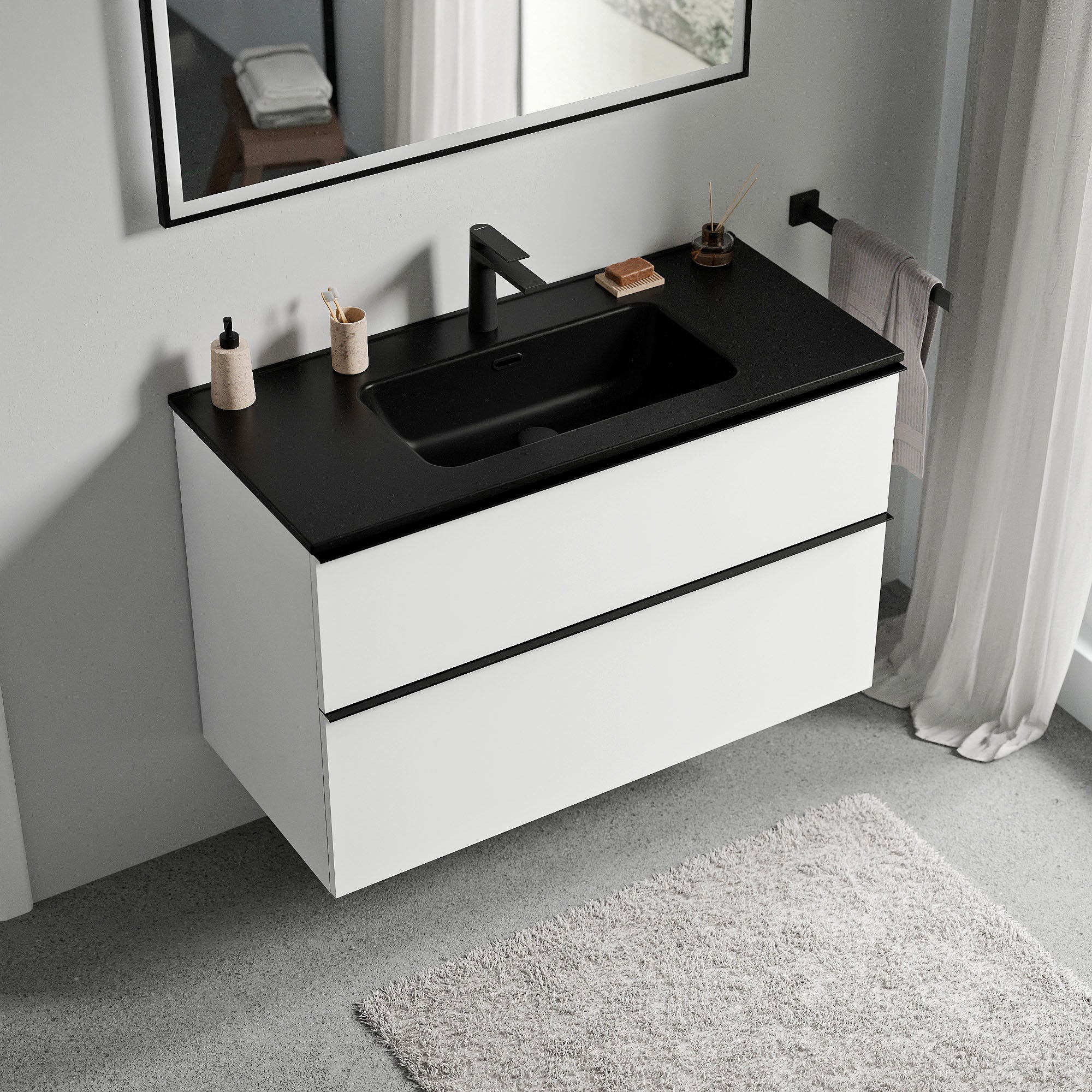 Meuble salle de bain LAVOA 100 cm
