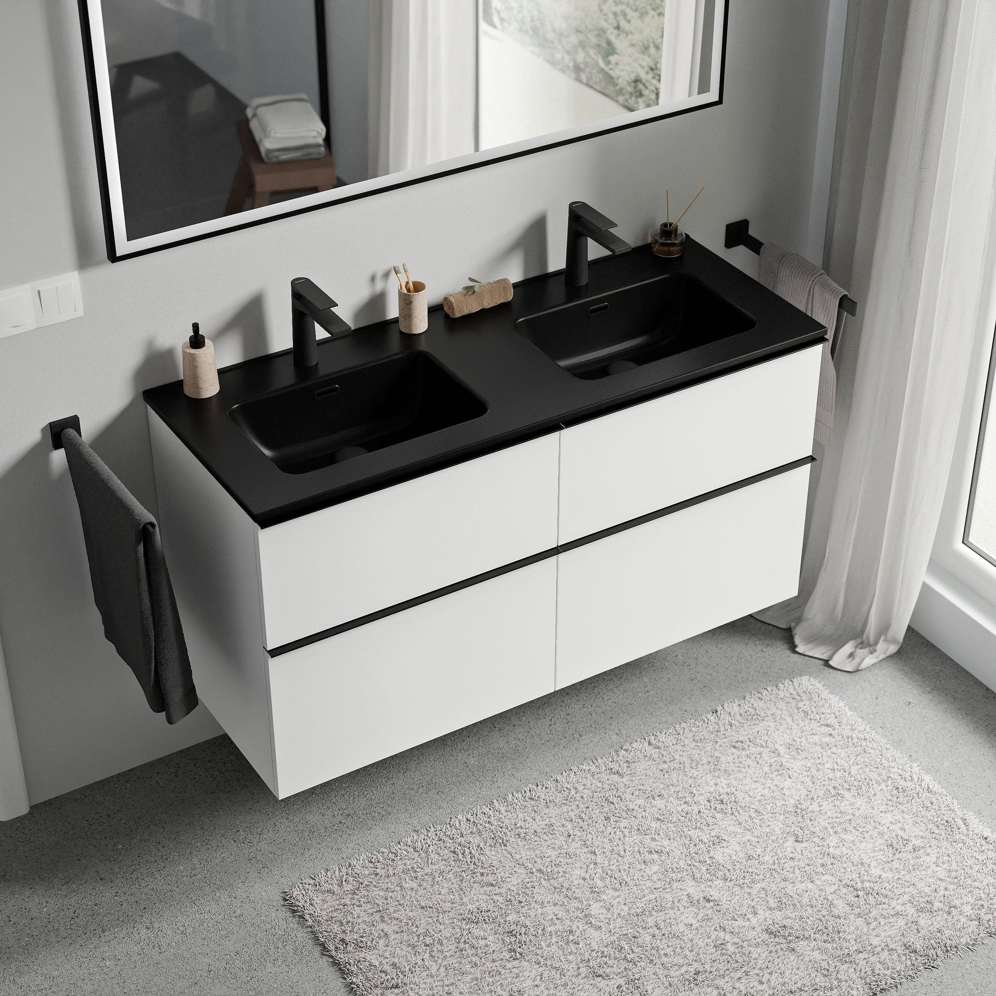 Meuble salle de bain LAVOA 120 cm
