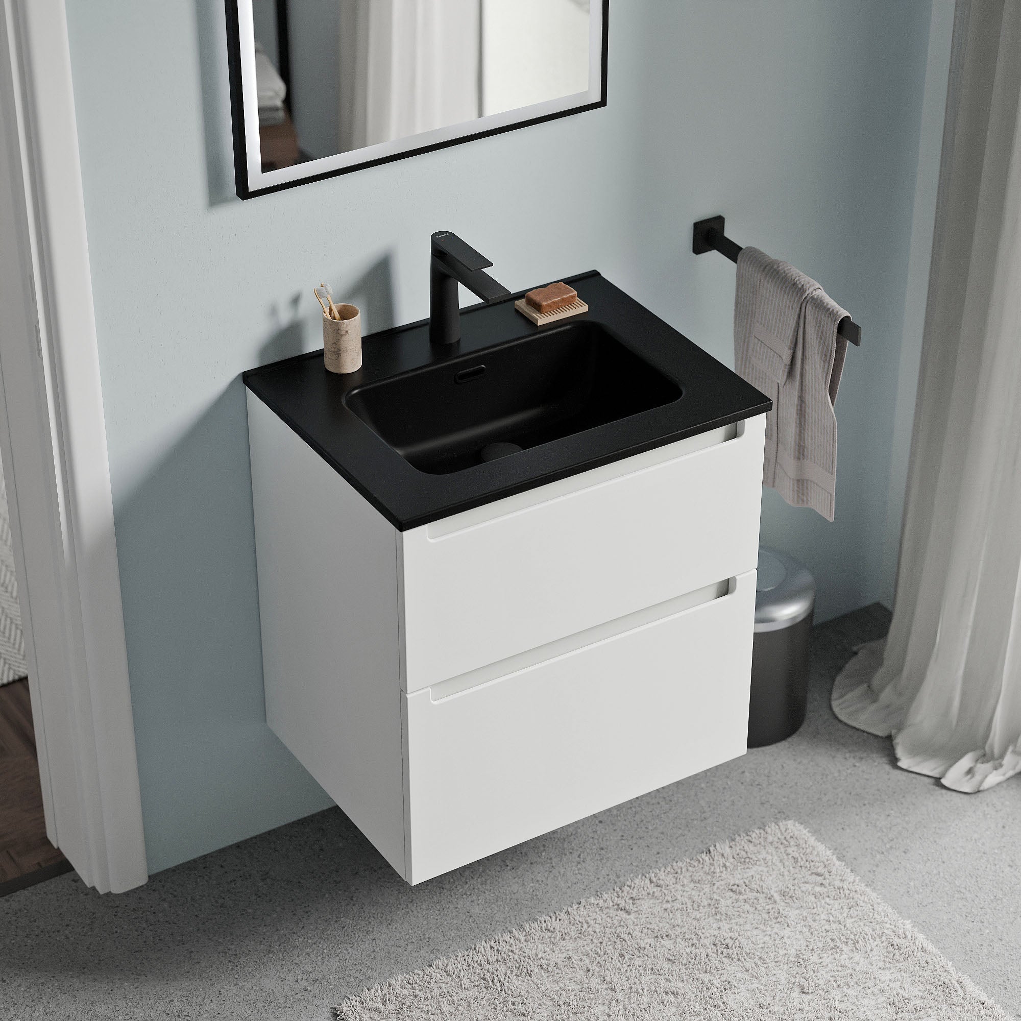 Meuble salle de bain VIREO 60 cm