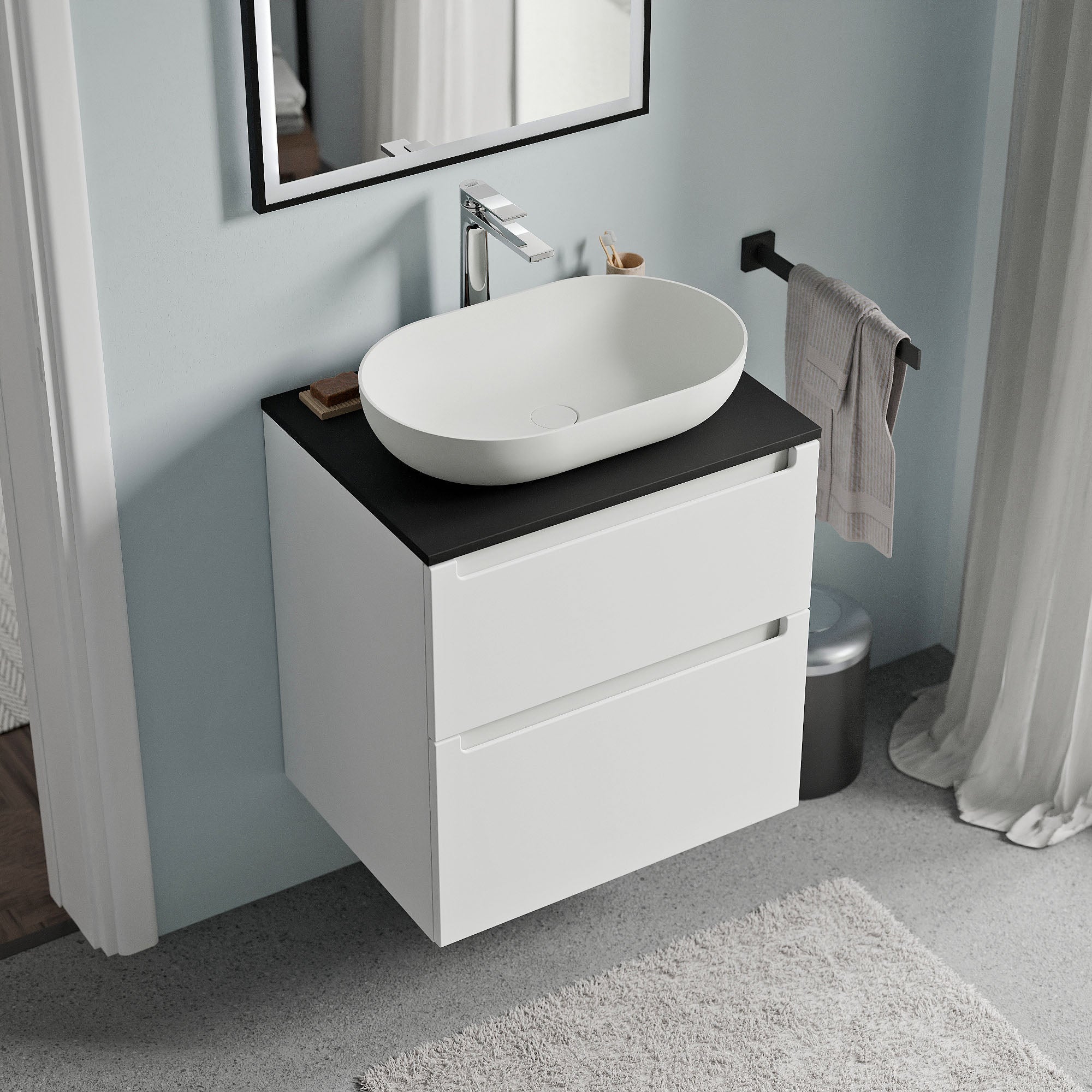 Meuble salle de bain VIREO 60 cm