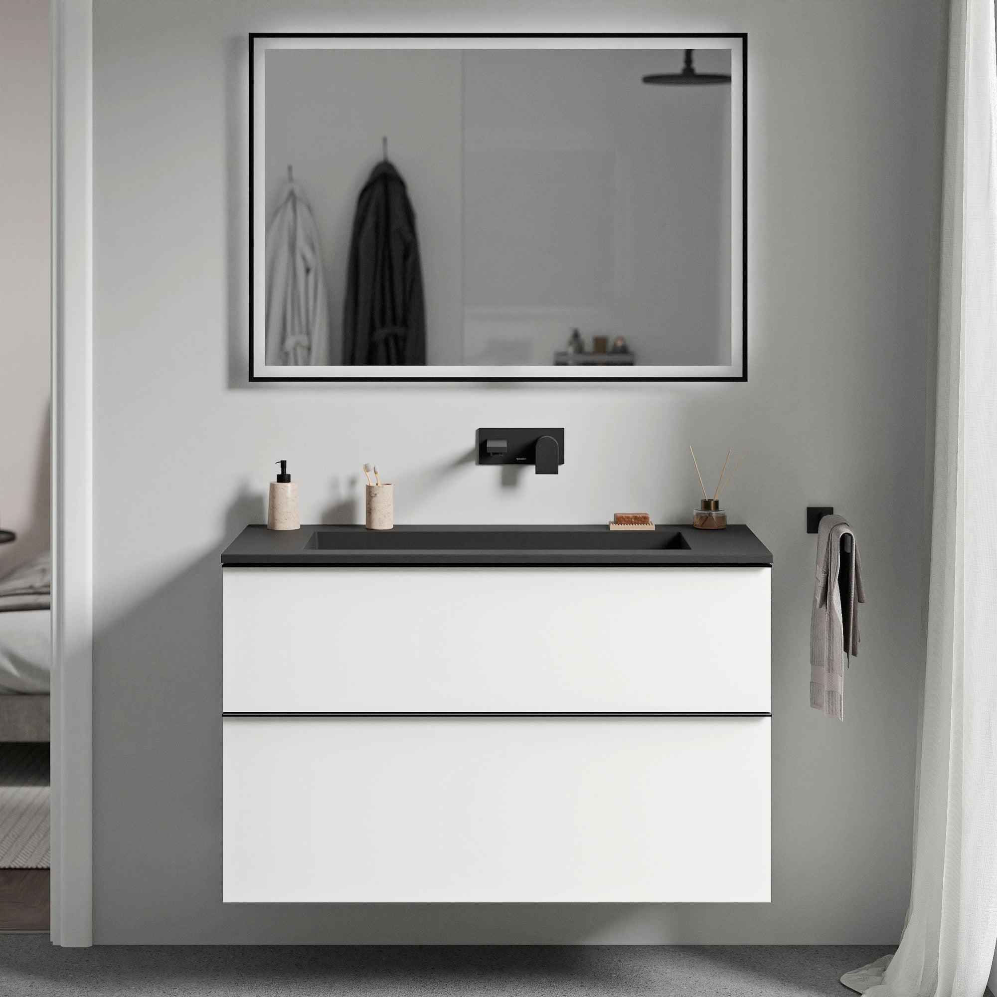 Meuble salle de bain LAVOA 100 cm