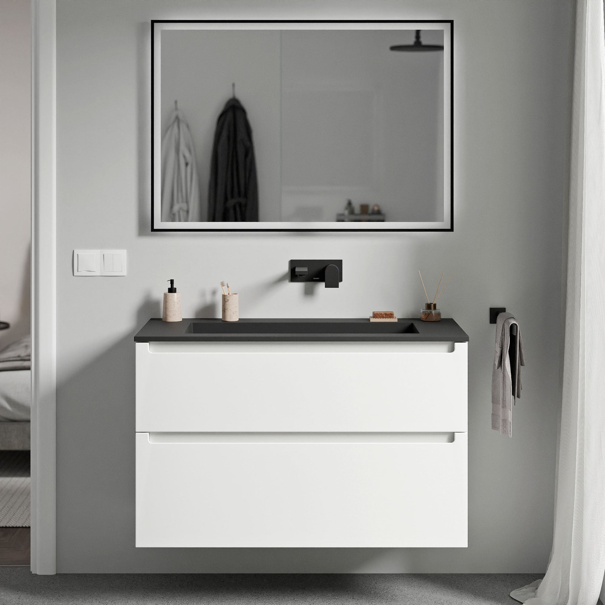 Meuble salle de bain VIREO 80 cm