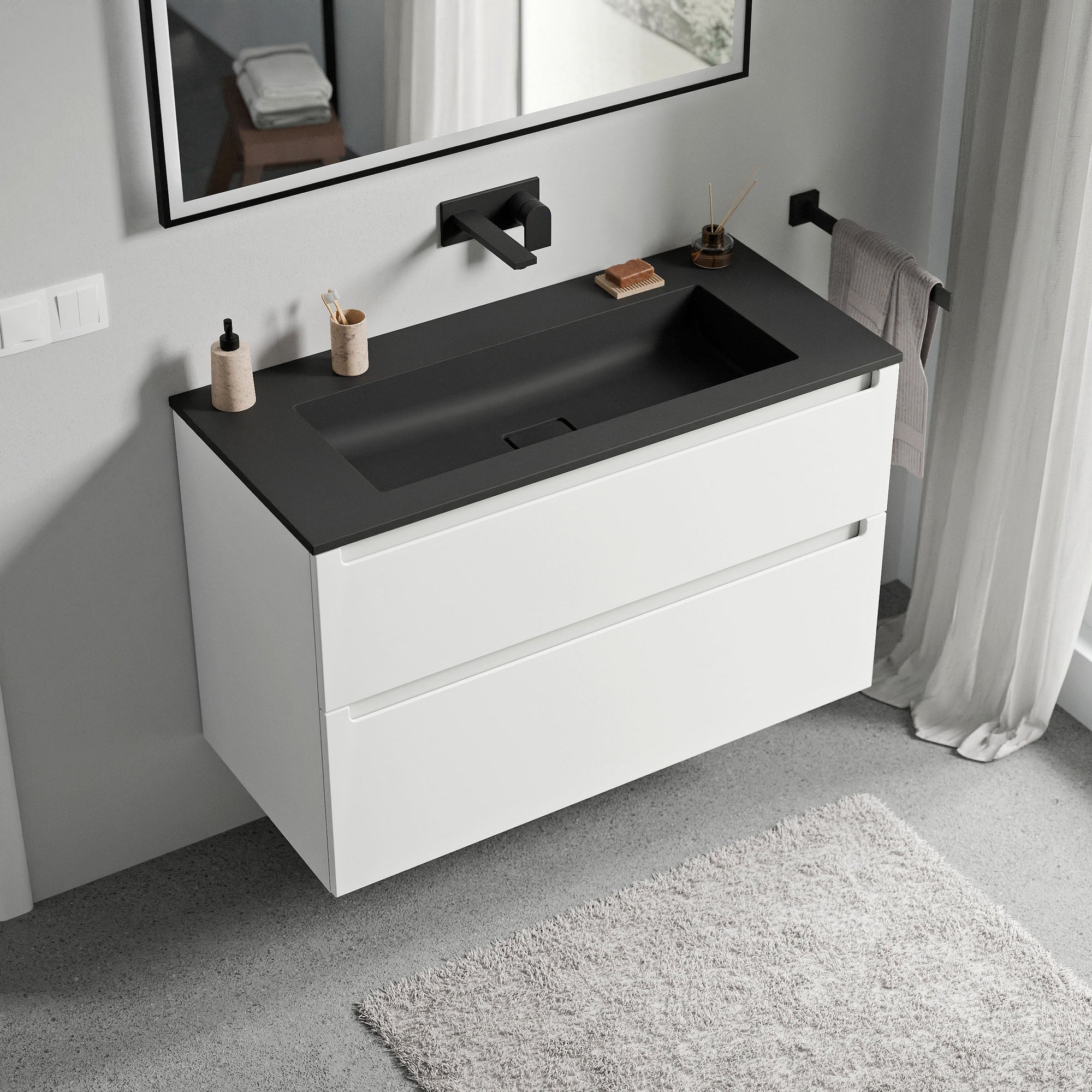 Meuble salle de bain VIREO 80 cm